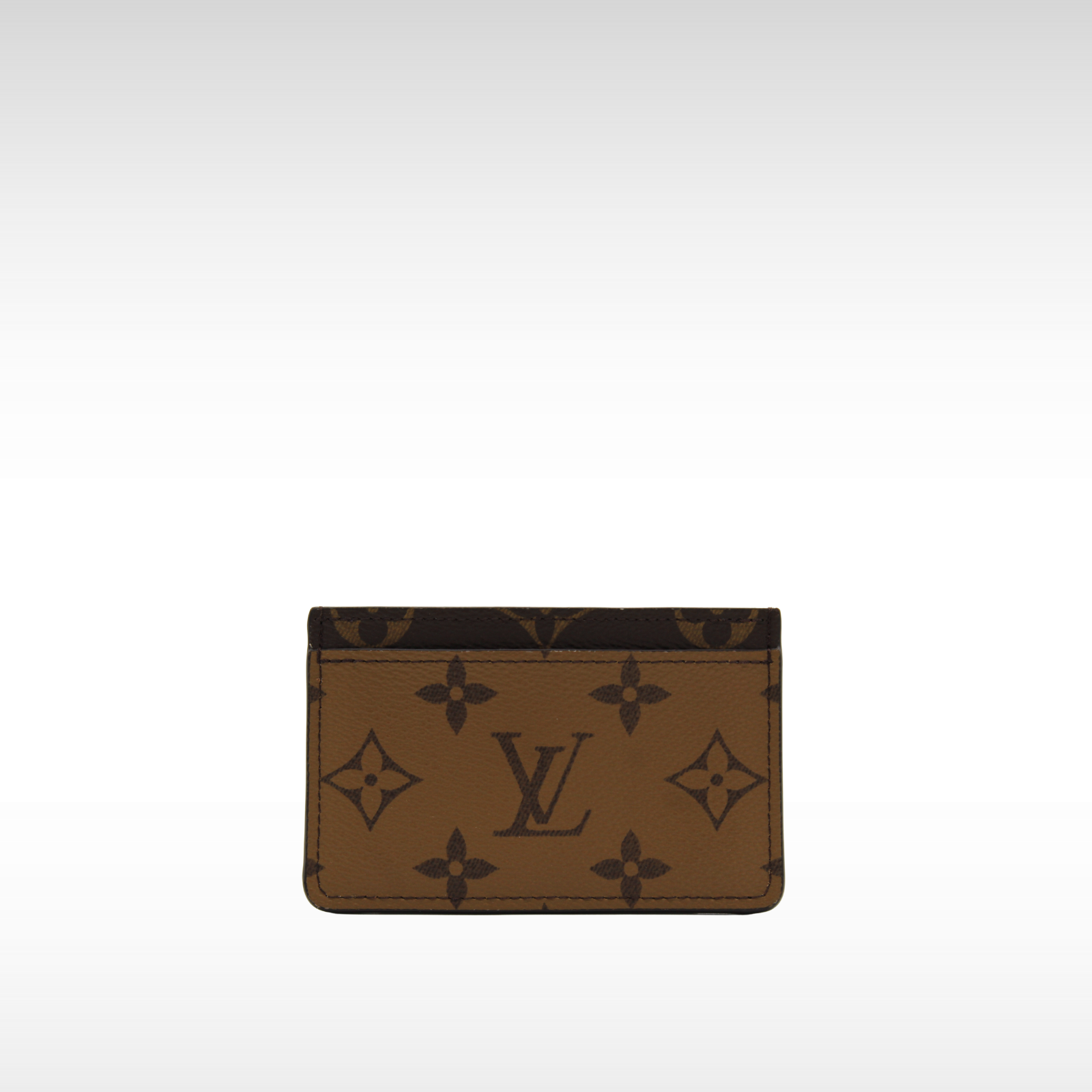 Card Holder Monogram Reverse Marron Card Case