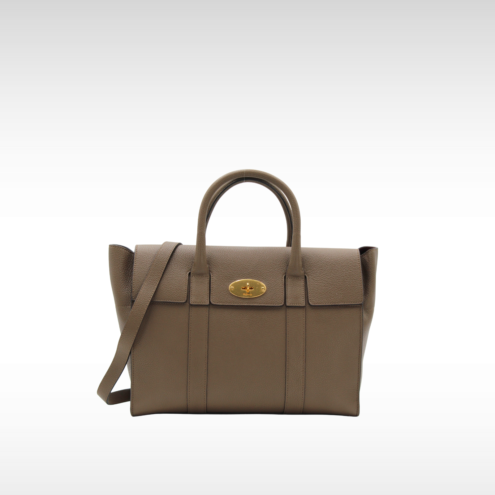 Bayswater Calf Gray Handbag