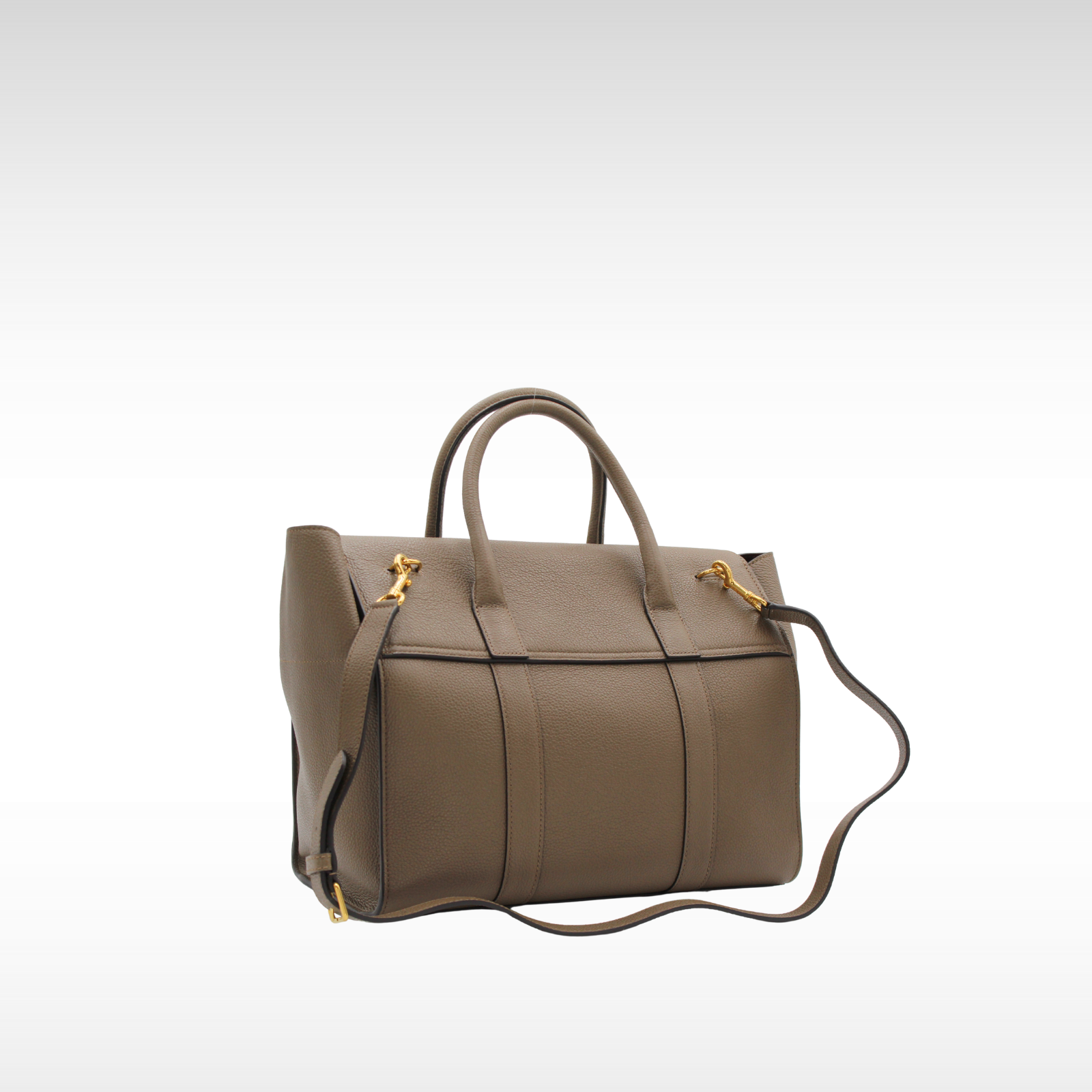 Bayswater Calf Gray Handbag