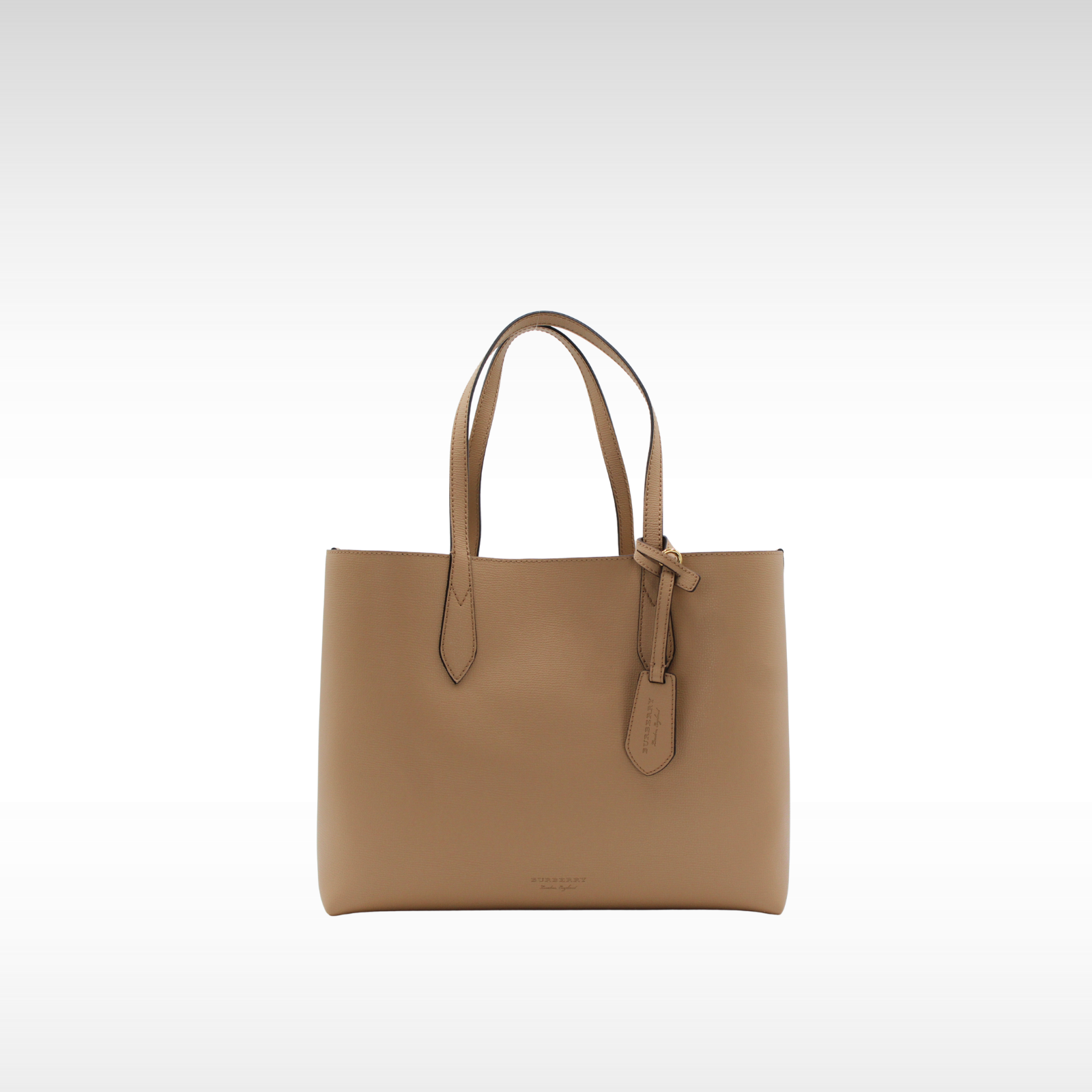 Reverse Tote Medium Calf Brown Tote Bag