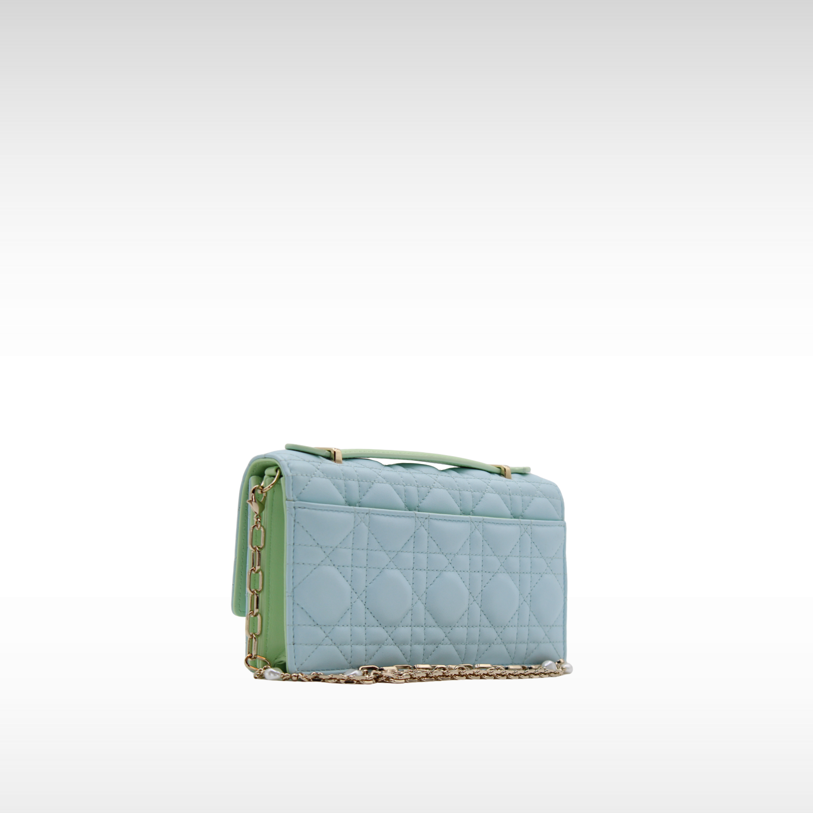 My Dior Lamb Blue+Green Handbag