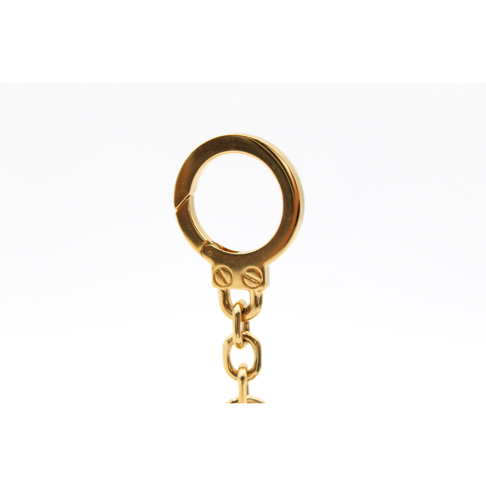 Pom Pom Charm Triomphe Shearling Keyring
