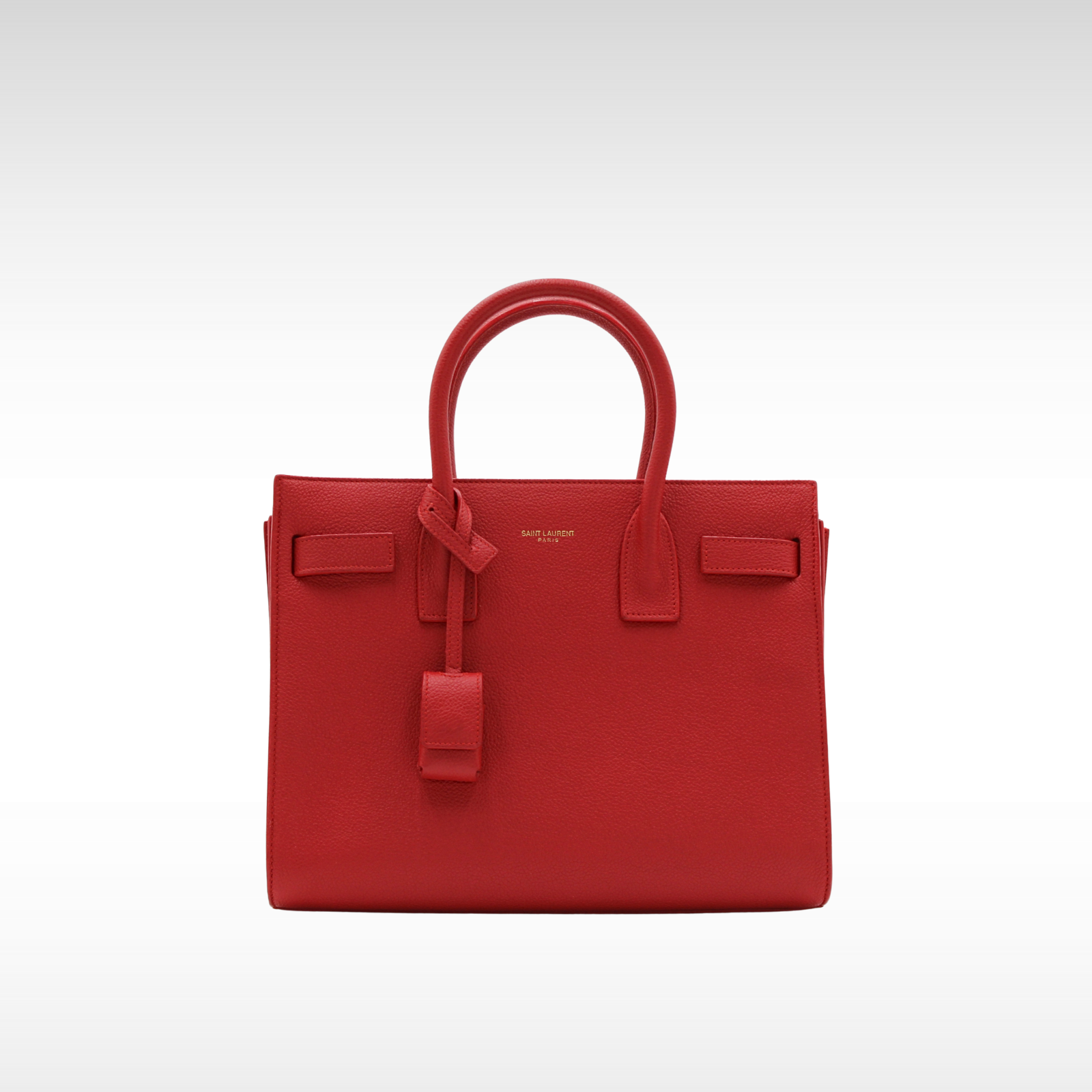 Sac De Jour Calf Red Handbag