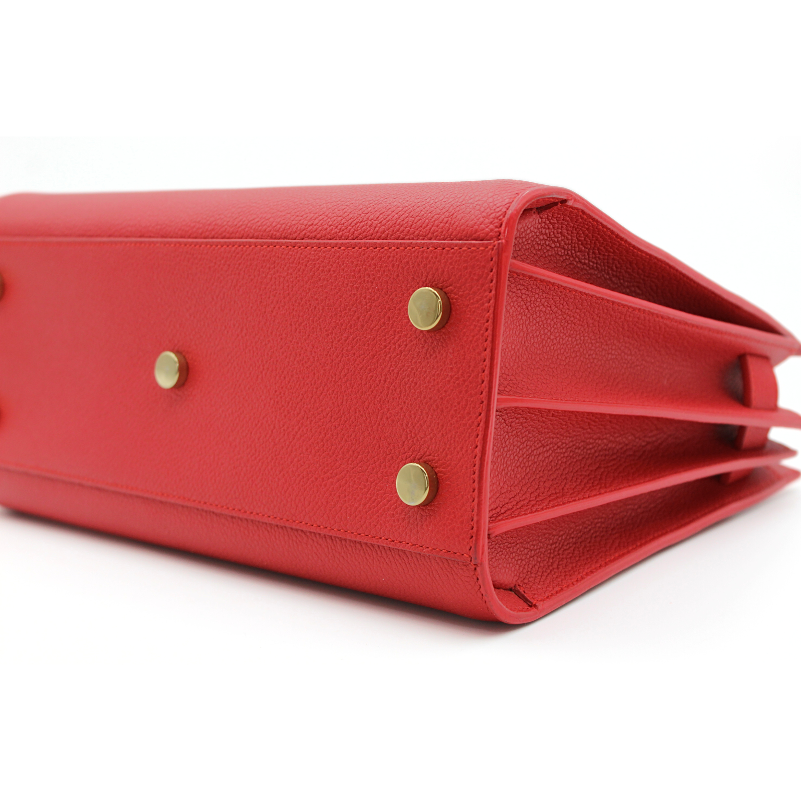 Sac De Jour Calf Red Handbag