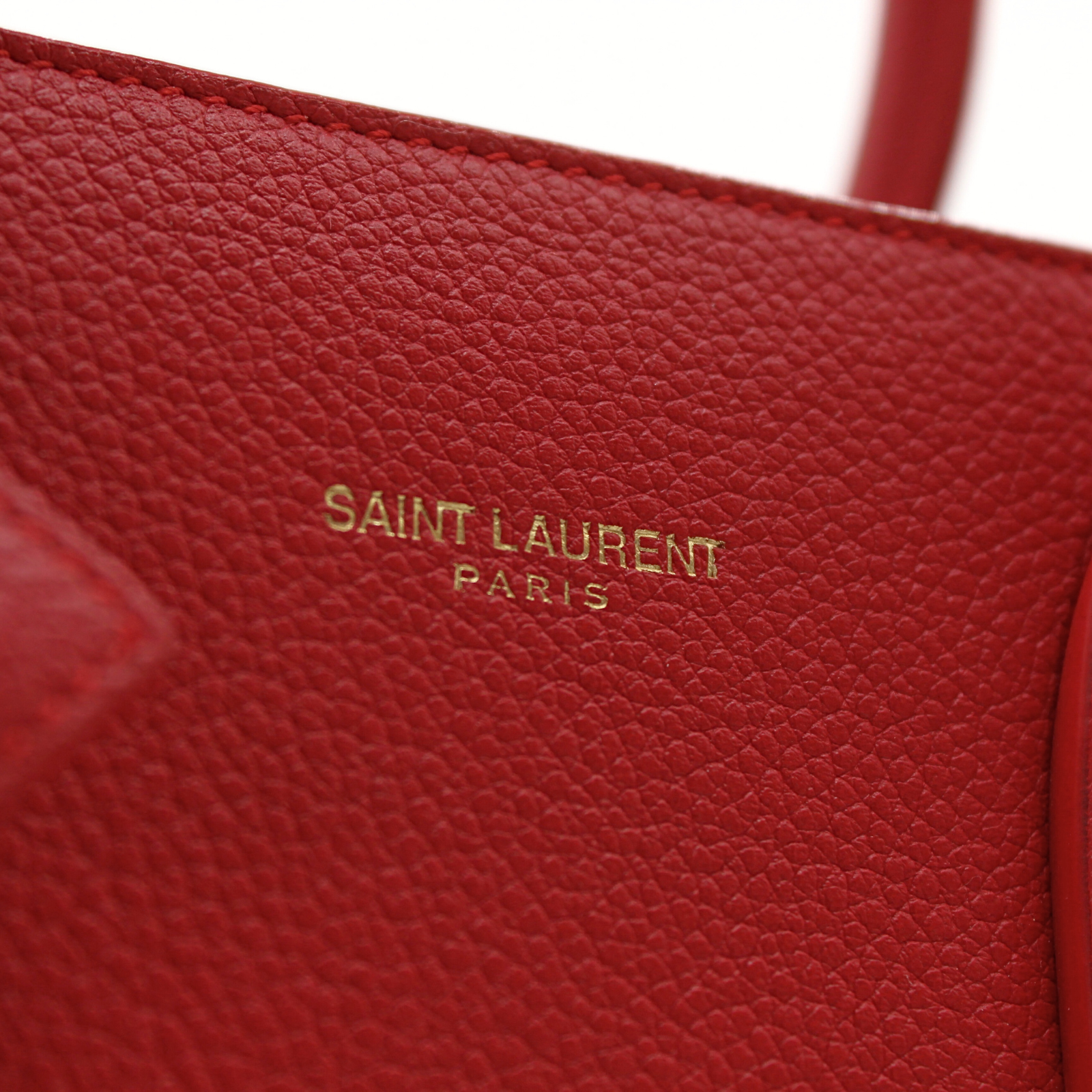 Sac De Jour Calf Red Handbag