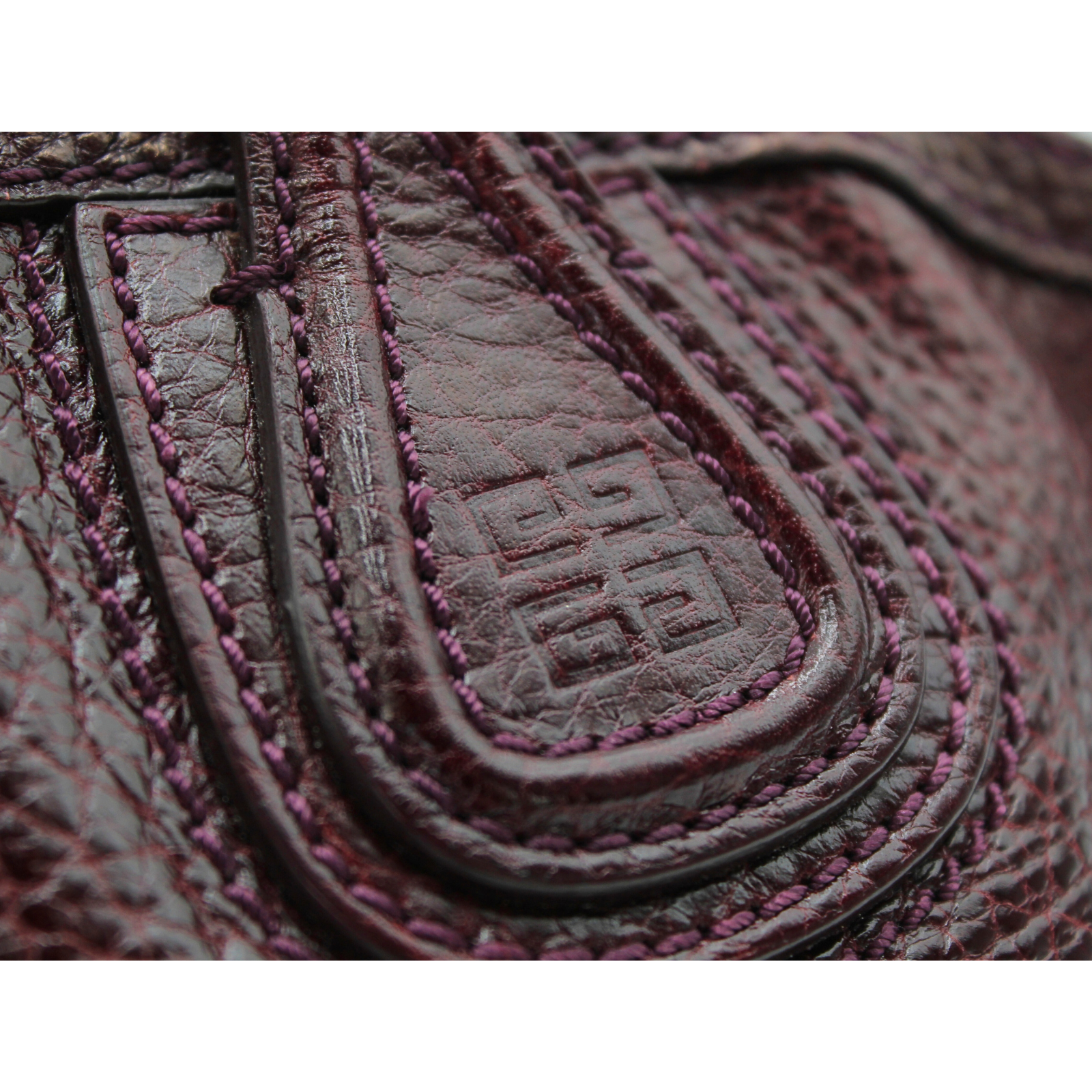 Nightingale Calf Purple Handbag