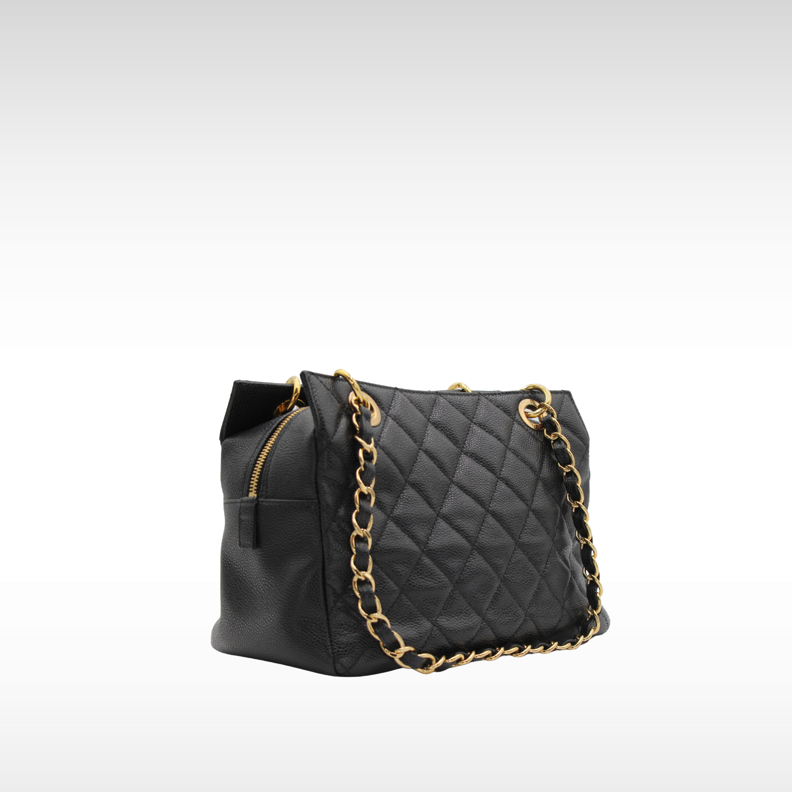 Matelasse Caviar Black Shoulder Bag
