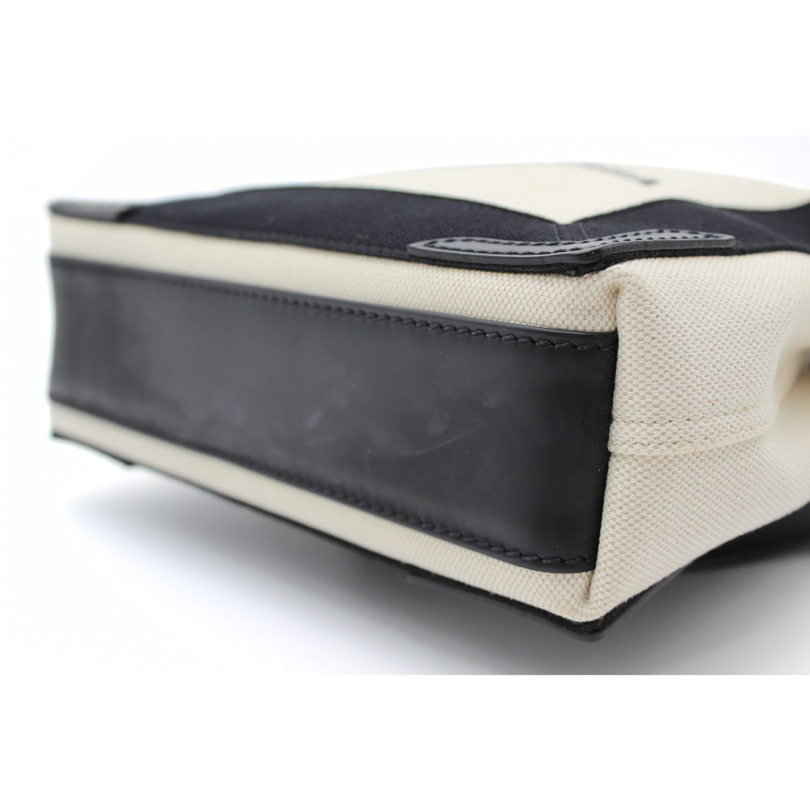 Navy Cabas XS Canvas Handbag