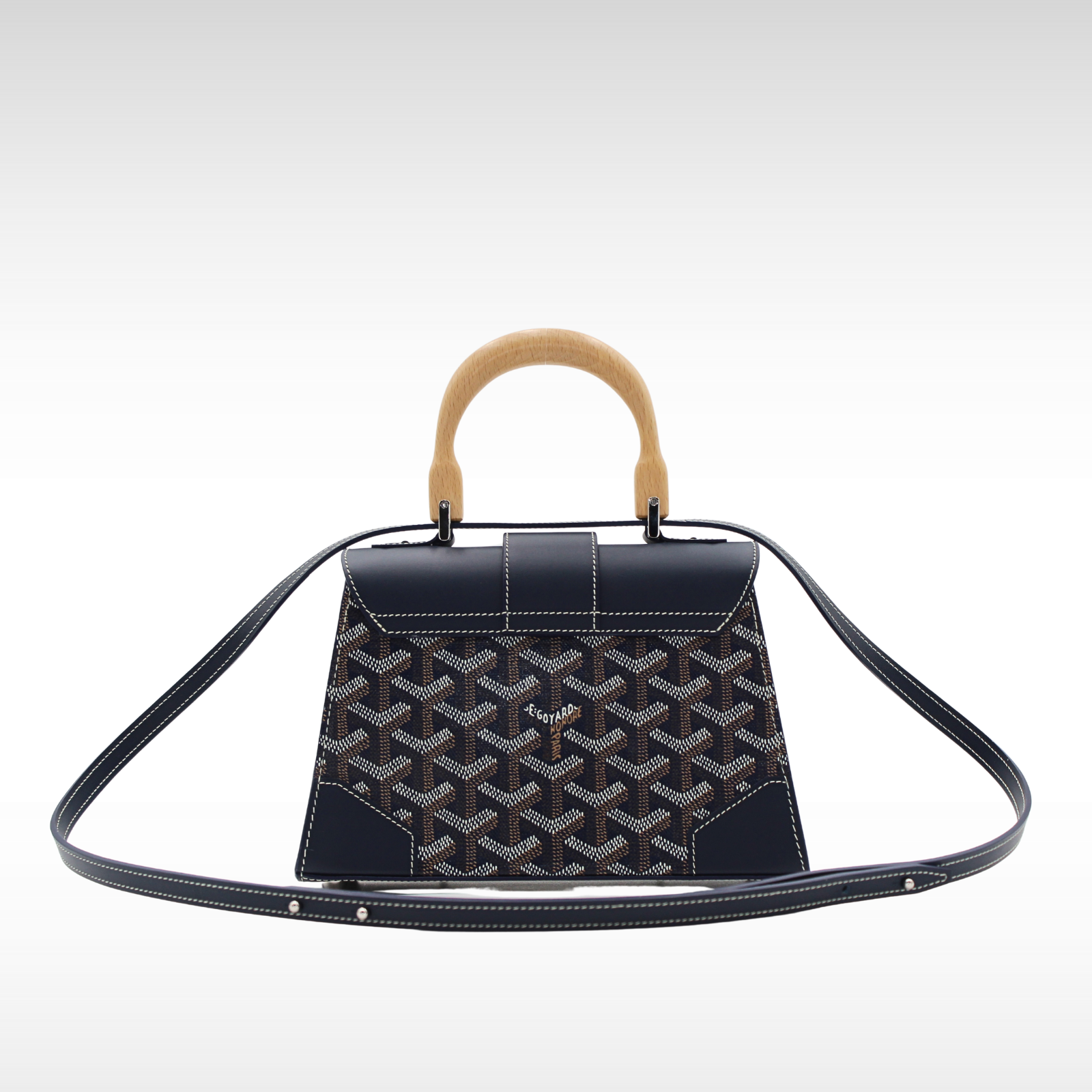 Saigon Mini Structure Coated Canvas Handbag