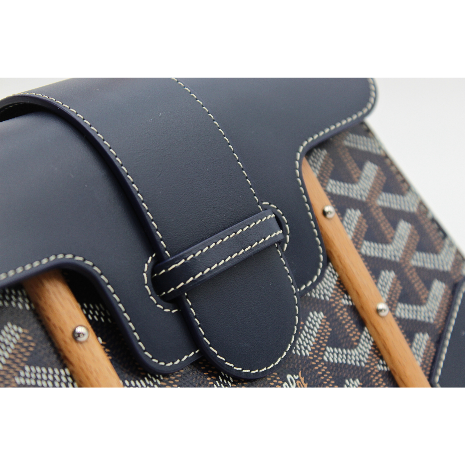 Saigon Mini Structure Coated Canvas Handbag