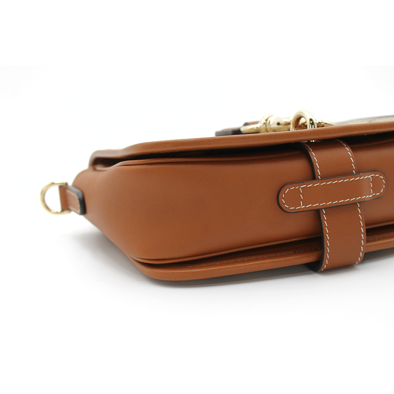 GG Emblem Coated Canvas Handbag