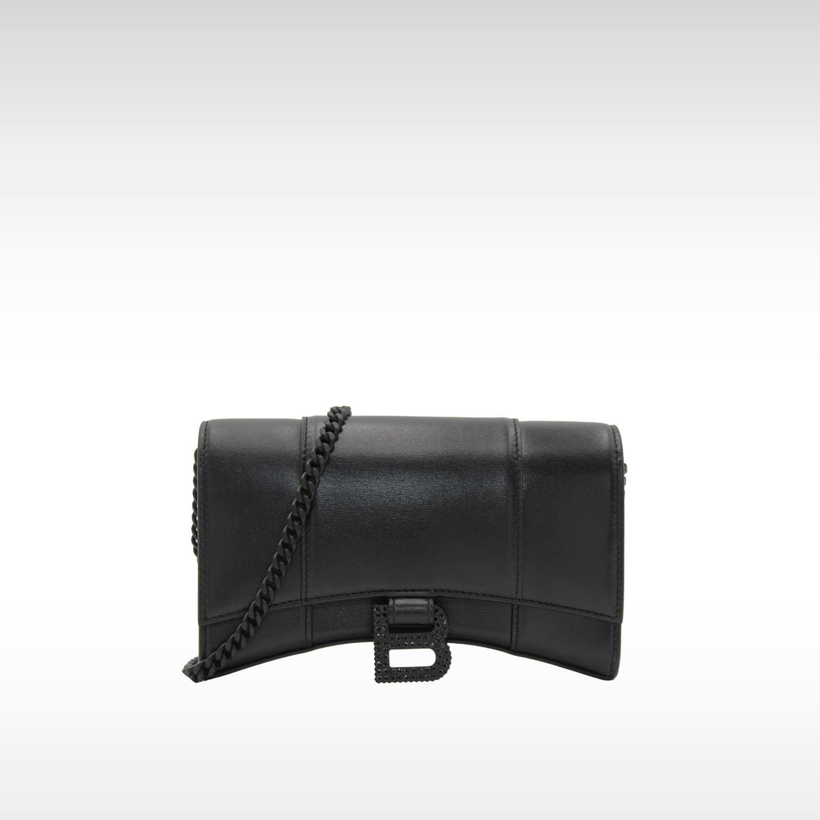 Hourglass Calf Wallet on Chain