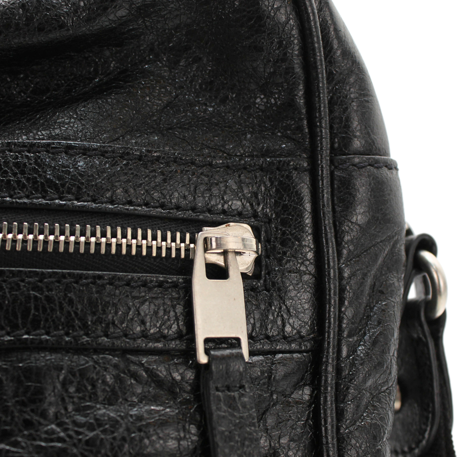 Classic Reporter Lamb Black Crossbody Bag