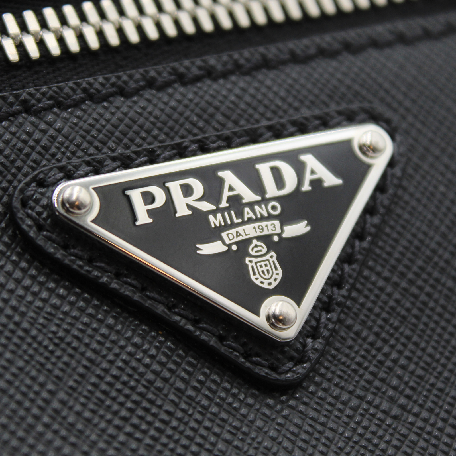 Calf Black Crossbody Bag