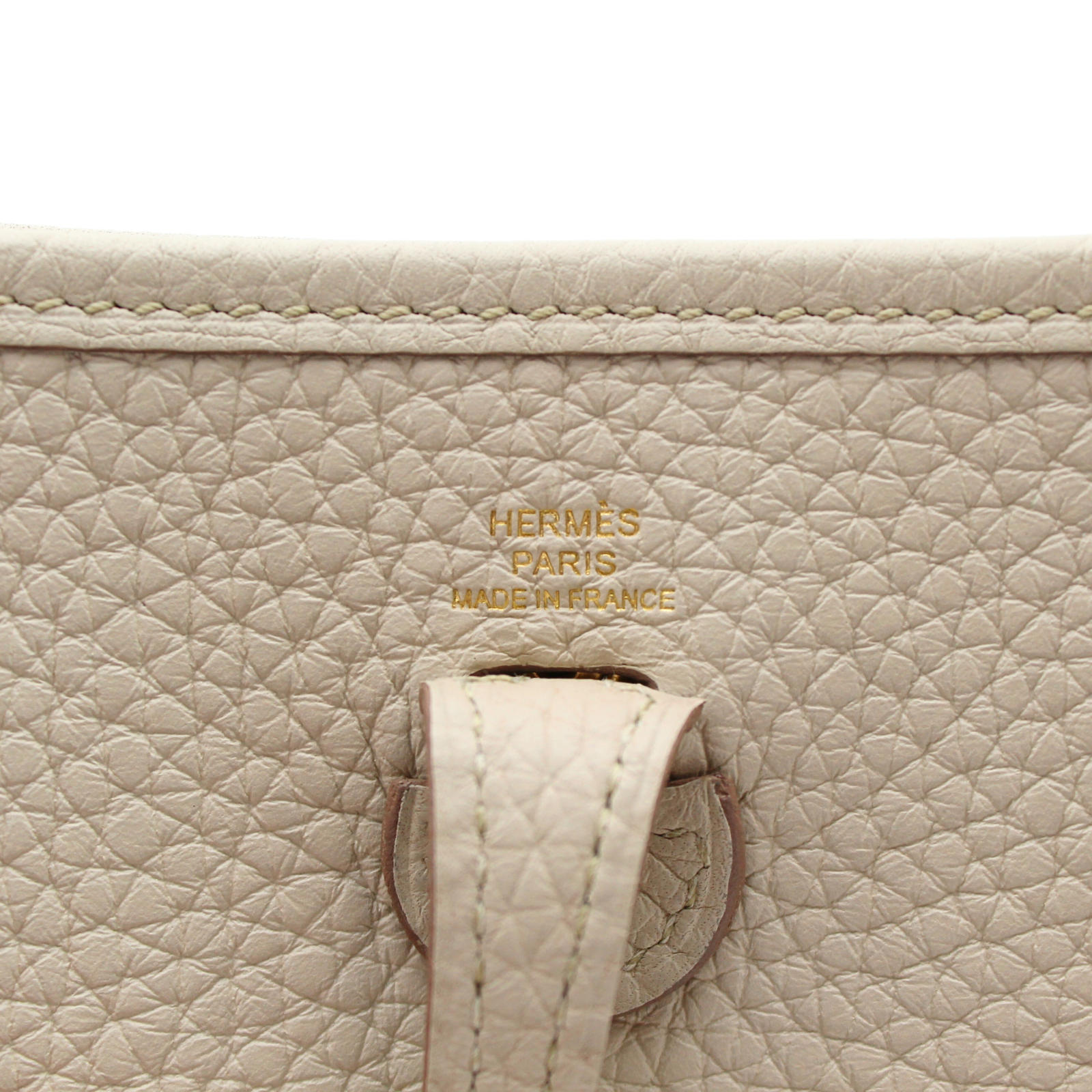Evelyne Amazone 16 Taurillon Clemence Beton Crossbody Bag