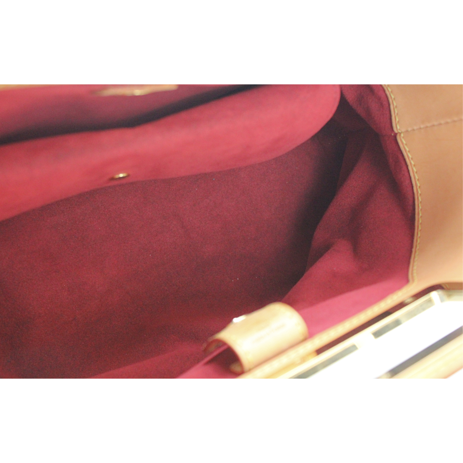 Judy MM Monogram Multicolor Coated Canvas White Handbag