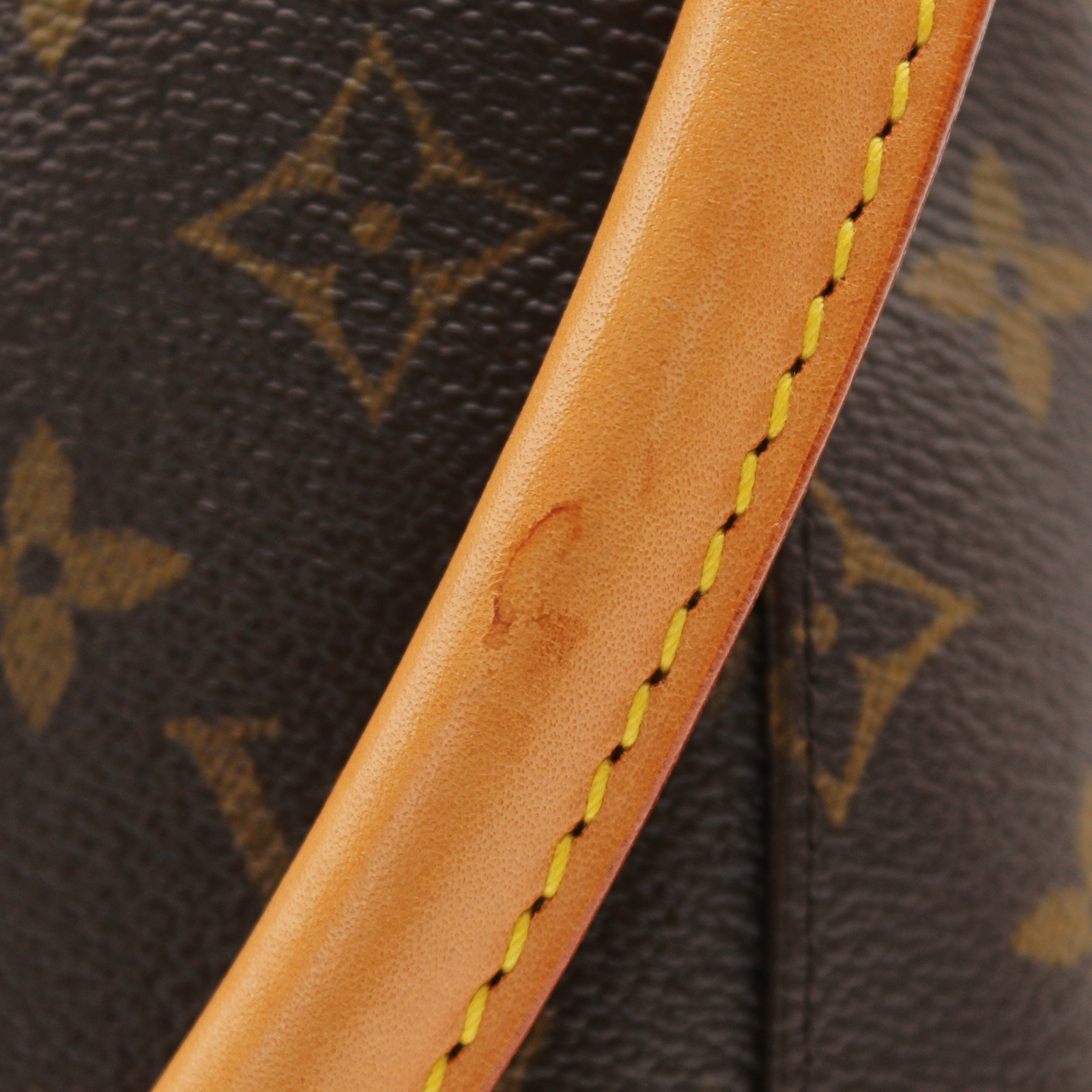 Looping GM Monogram Coated Canvas Marron Shoulder Bag