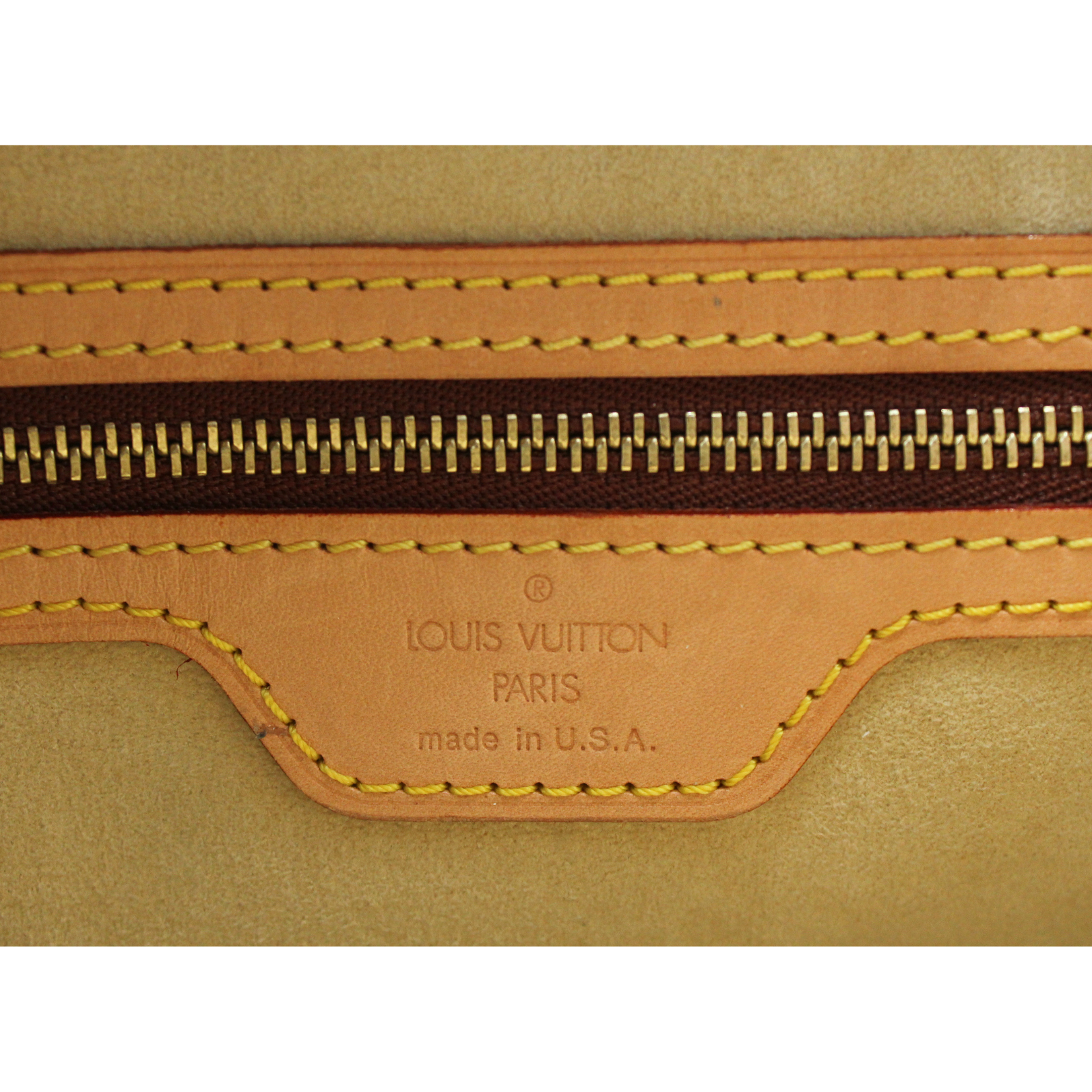 Looping GM Monogram Coated Canvas Marron Shoulder Bag