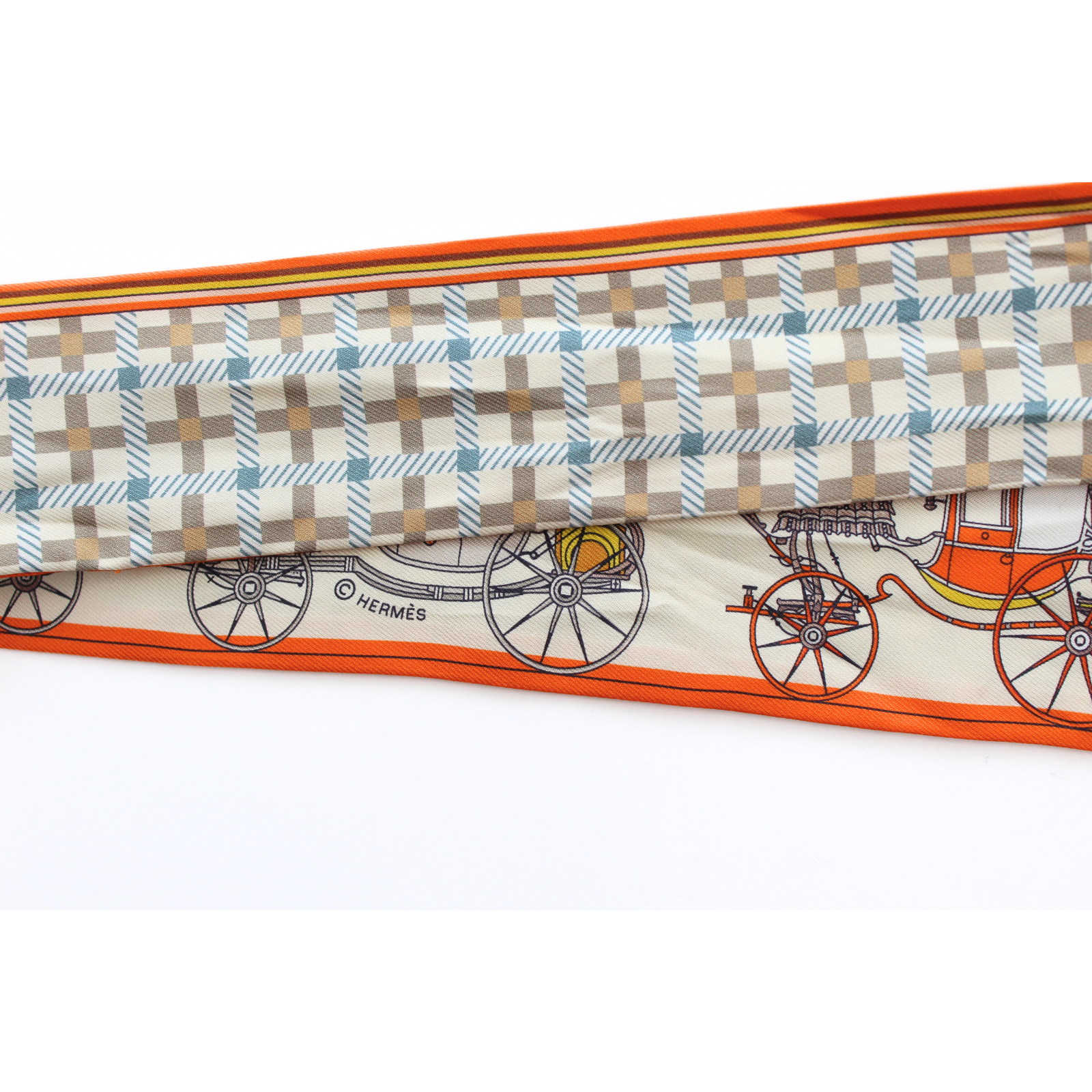 Twilly Les Voitures Nouvelle Orange Twilly Scarf