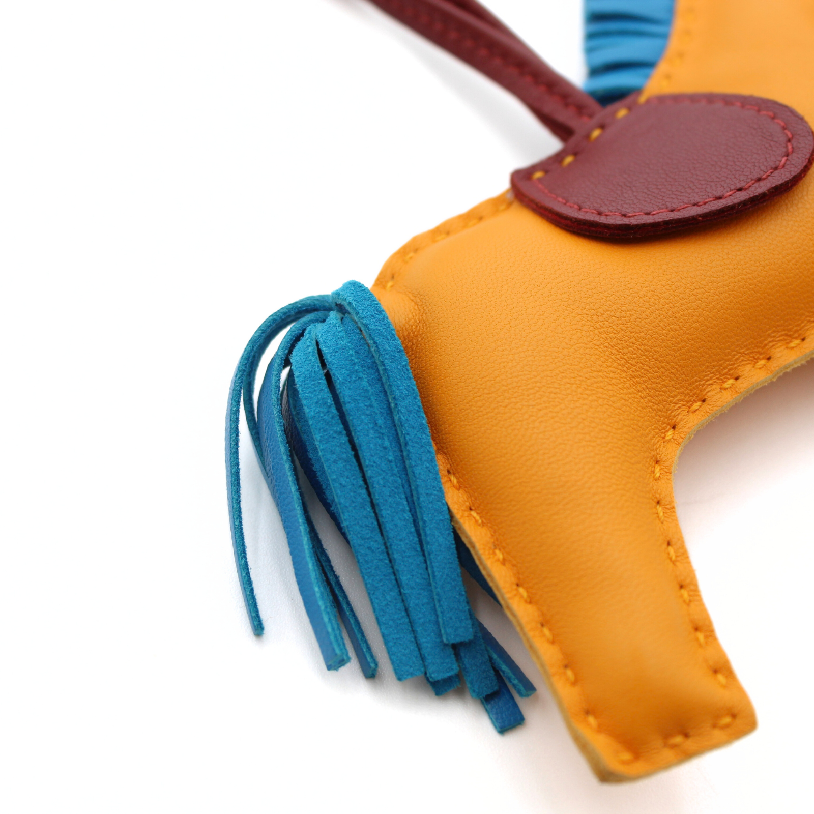 Rodeo MM Agneau Jaune D'or Bag Charm