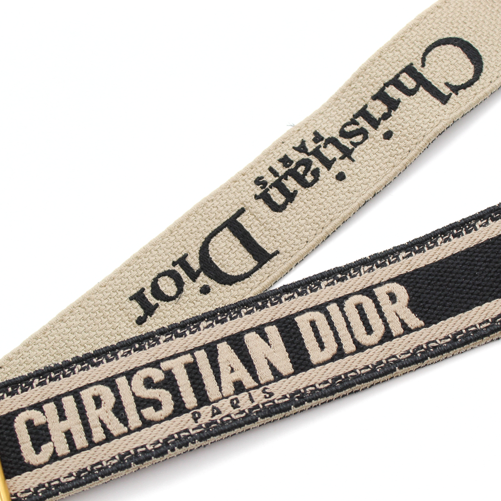 Adjustable Strap With Ring Canvas Navy Strap