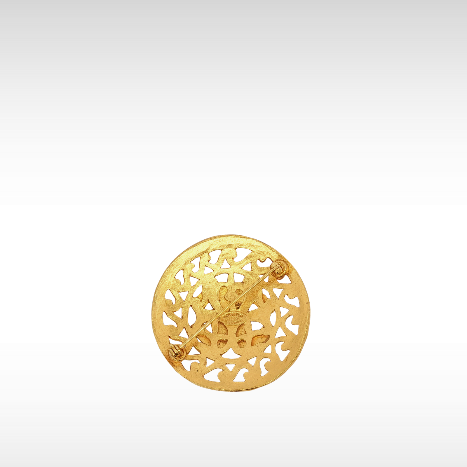 Brass Gold Brooch