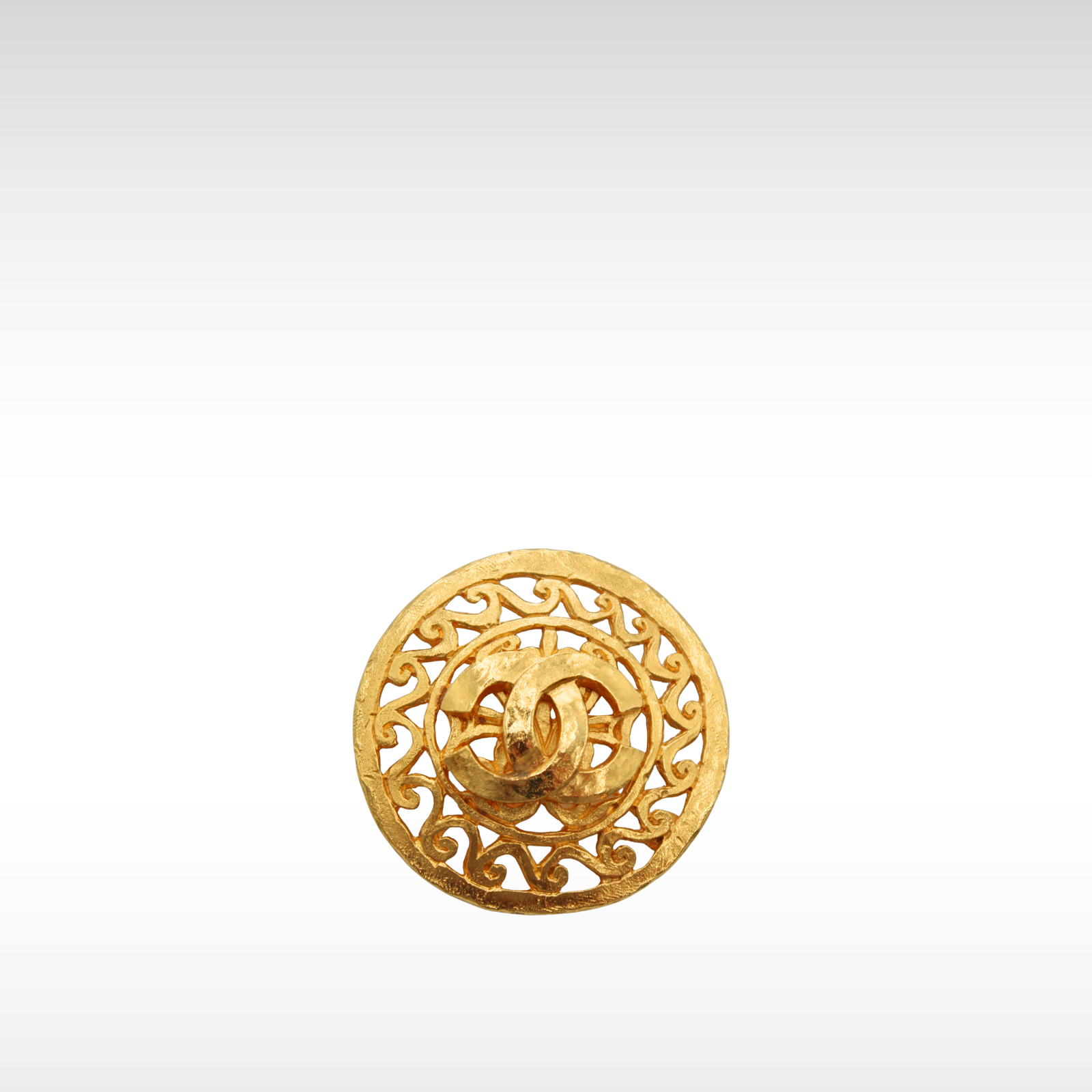 Brass Gold Brooch