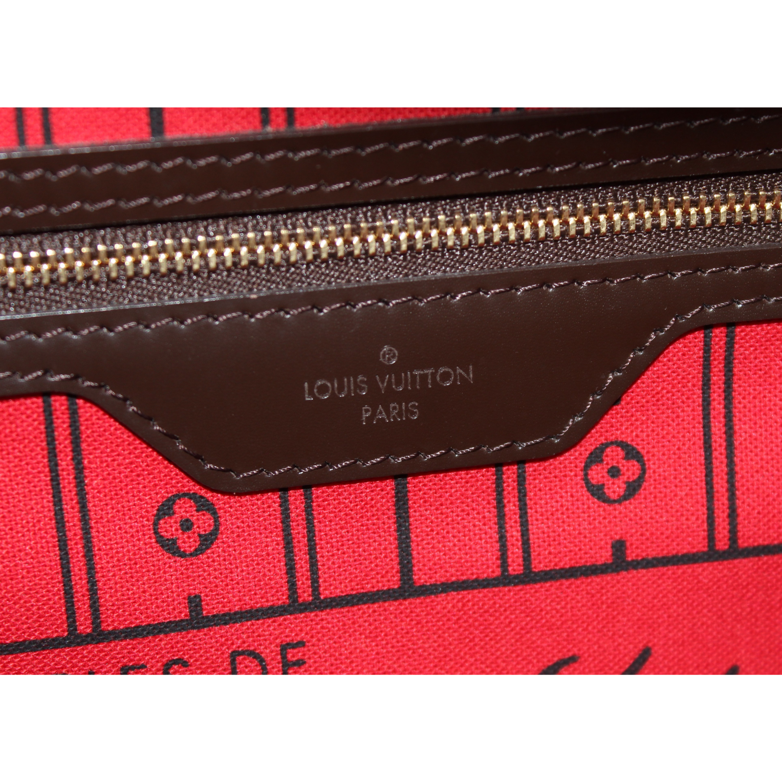 Neverfull MM Damier Ebene Tote Bag