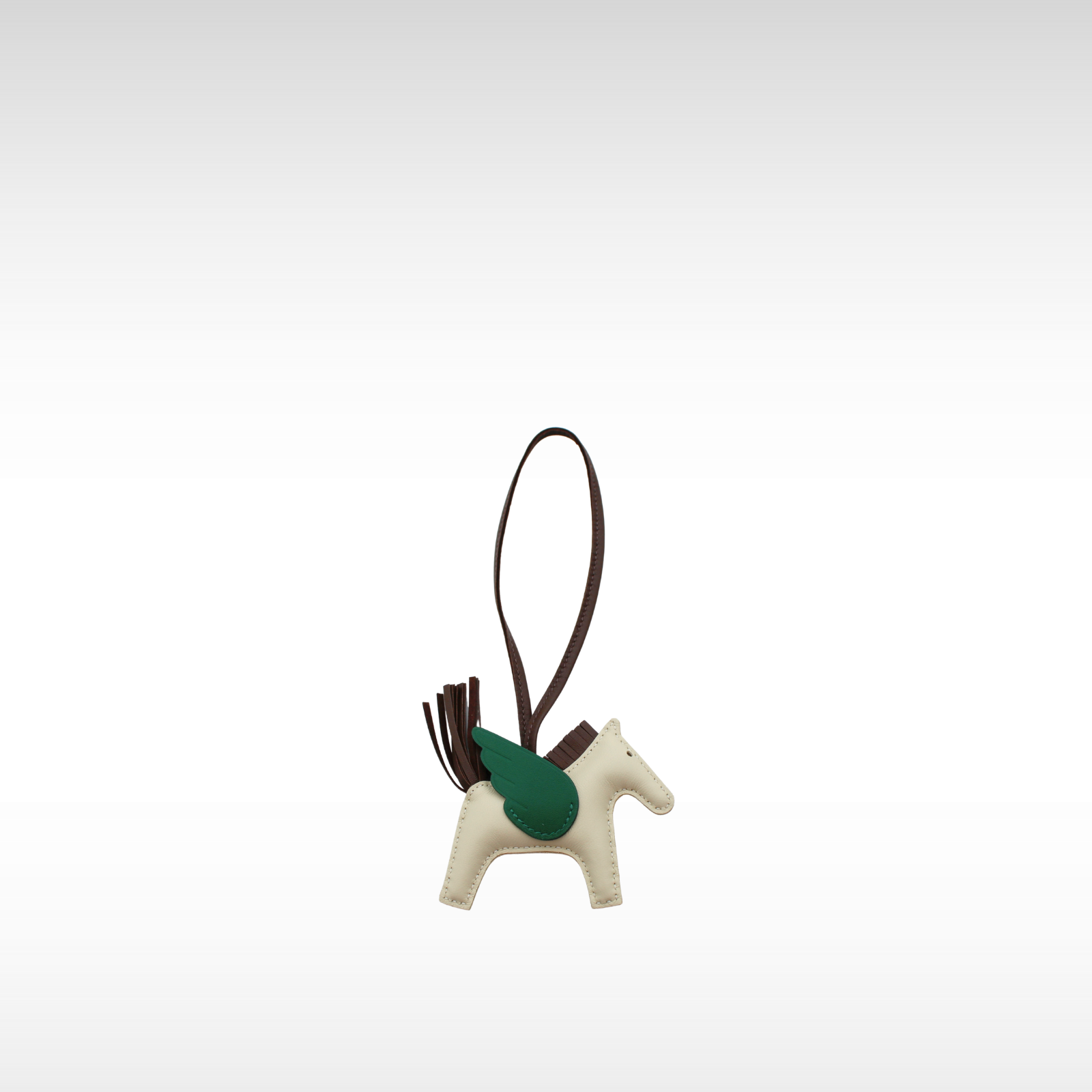 Rodeo Pegase PM Agneau Craie Bag Charm