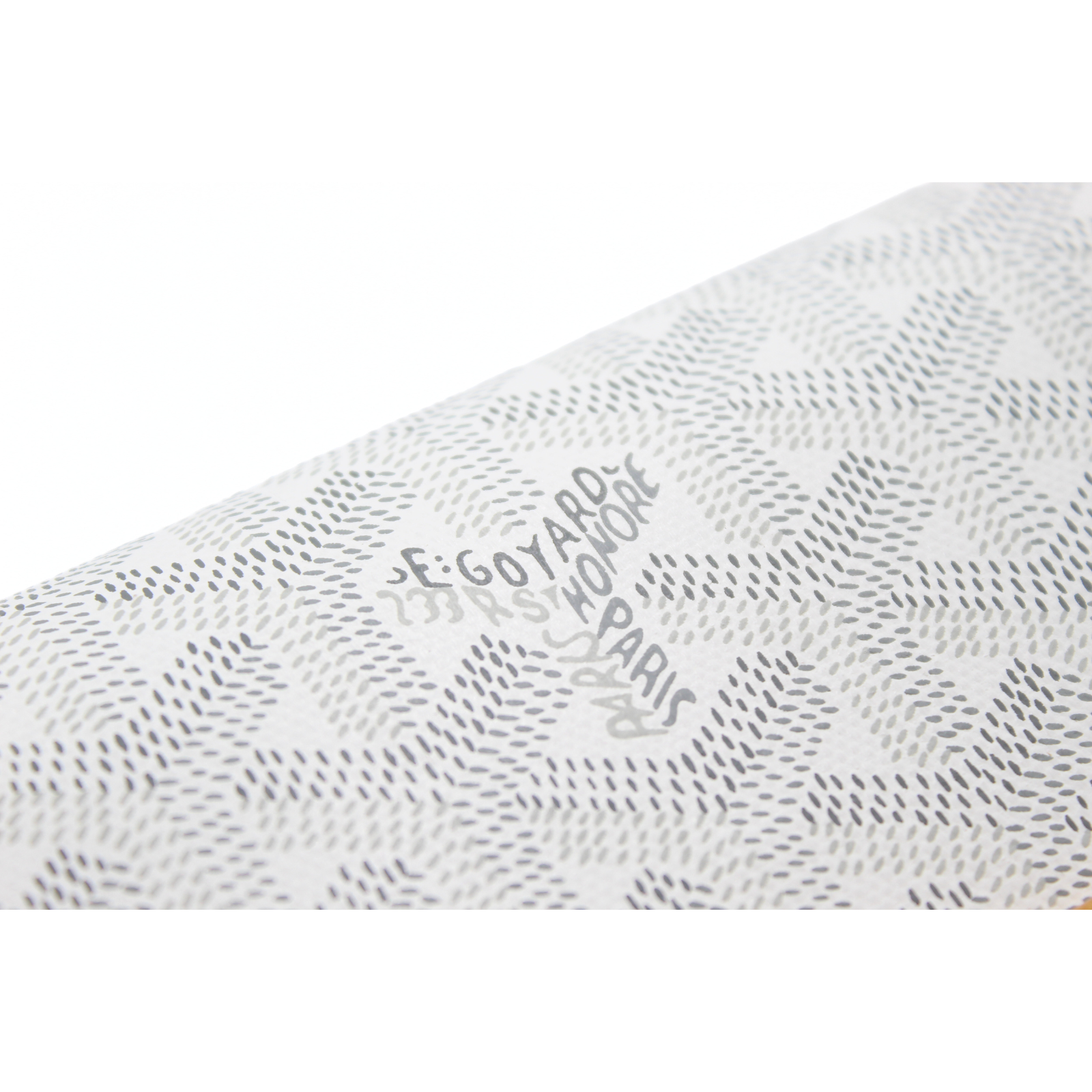 Monte-Carlo Mini Coated Canvas White Clutch Bag