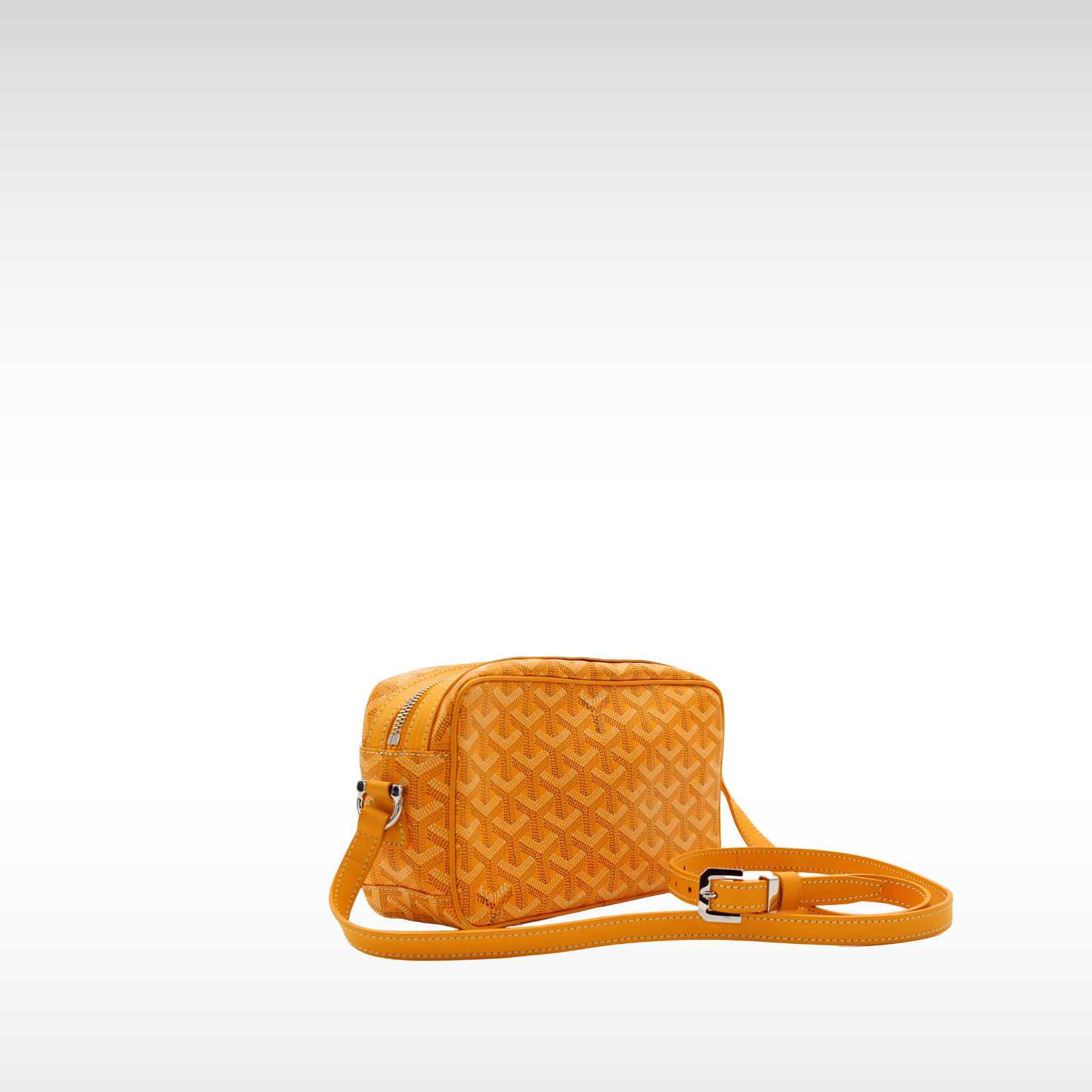 Cap-Vert PM Coated Canvas Yellow Crossbody Bag