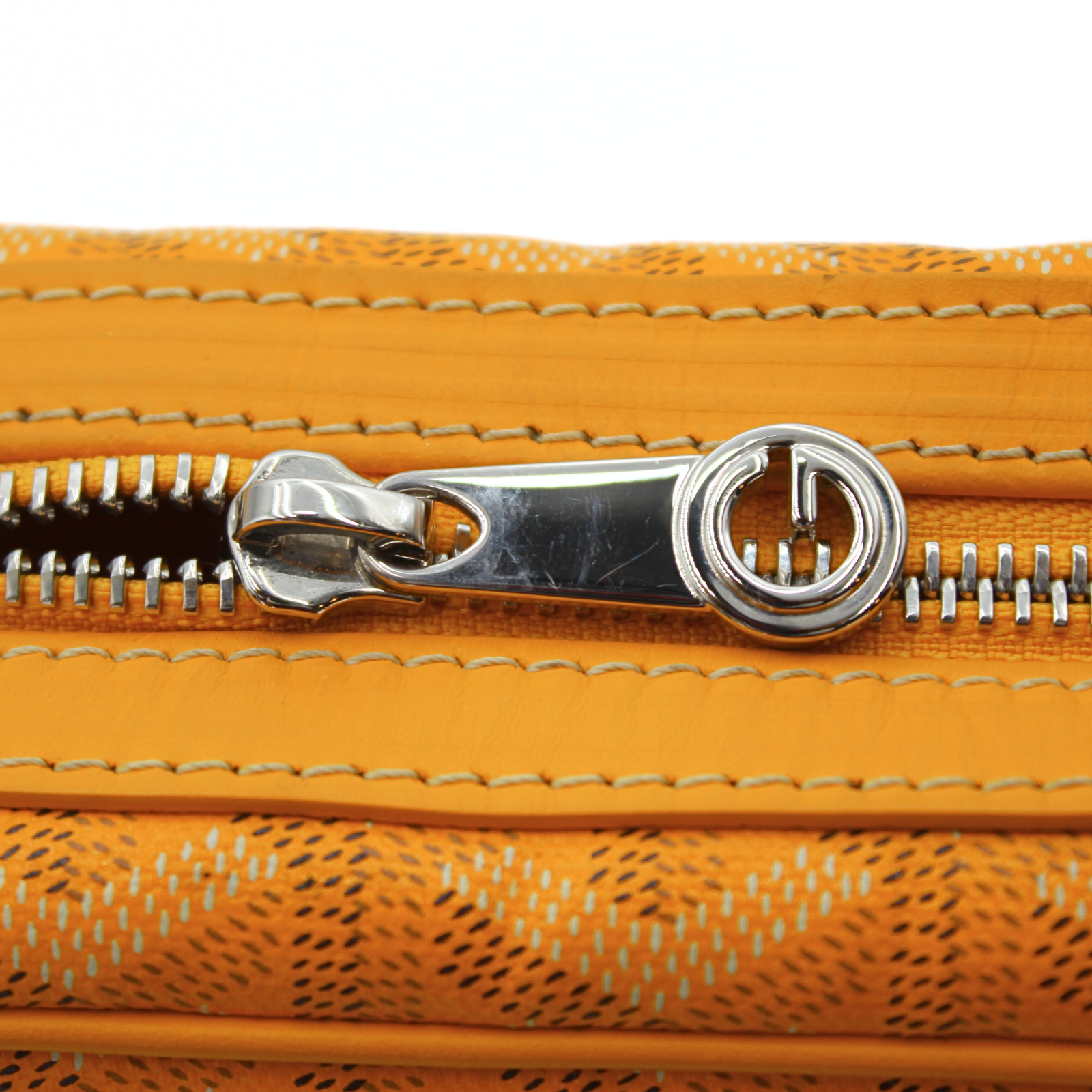 Cap-Vert PM Coated Canvas Yellow Crossbody Bag