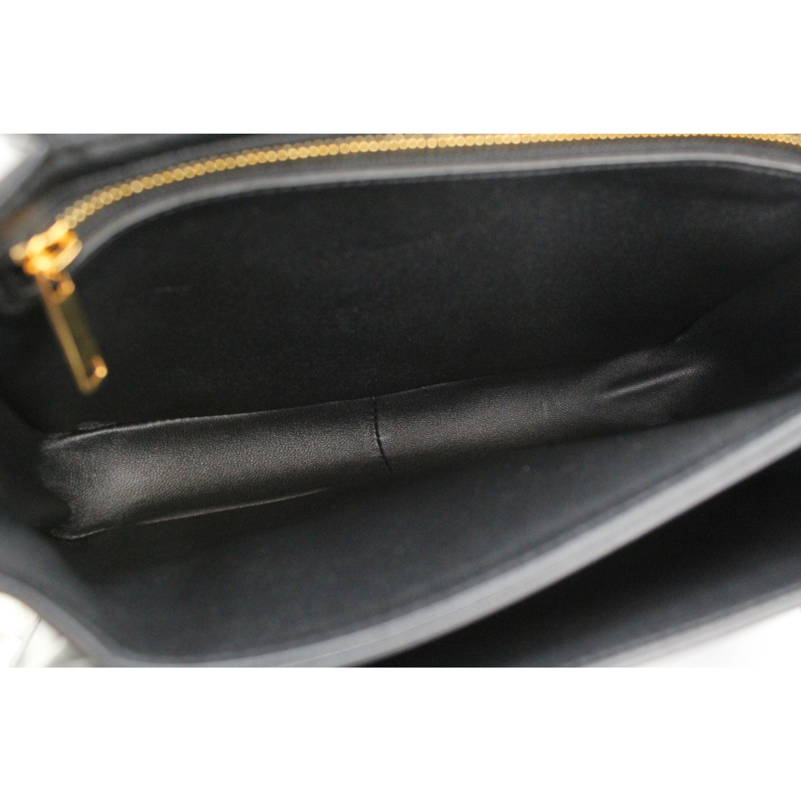 Triomphe Calf Black Crossbody Bag