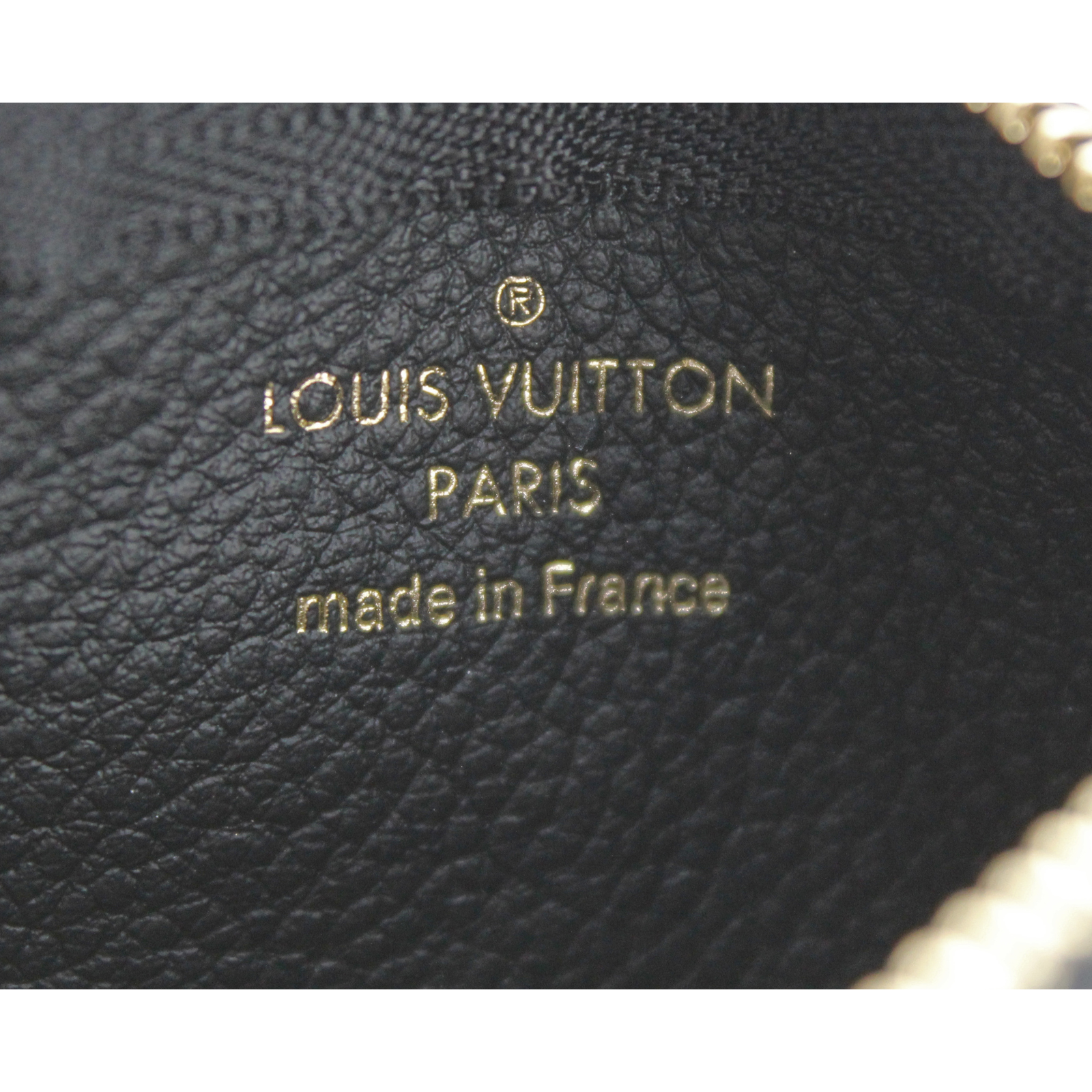 Key Pouch Monogram Empreinte Calf Black Coin Case