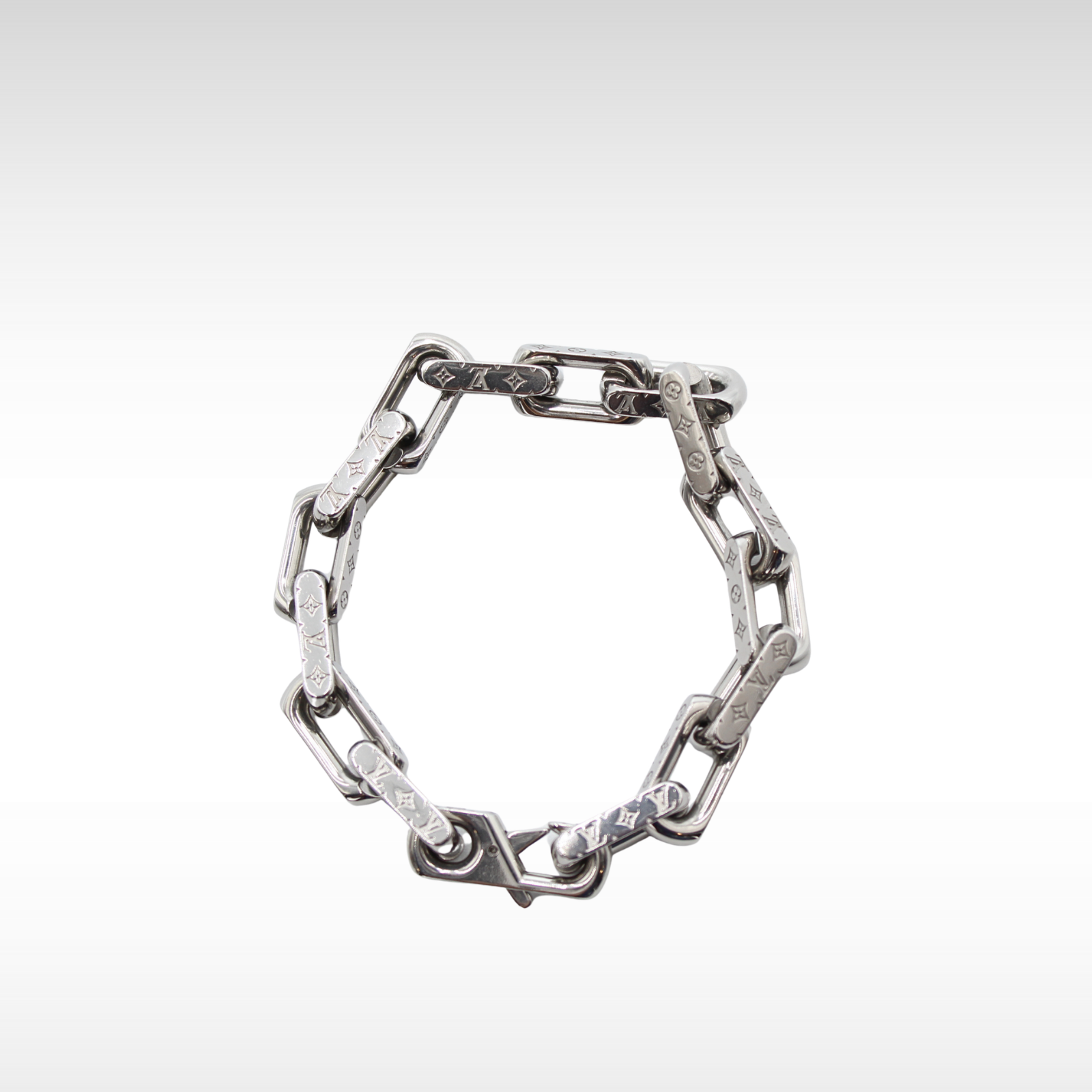 Monogram Chain Metal Bracelet