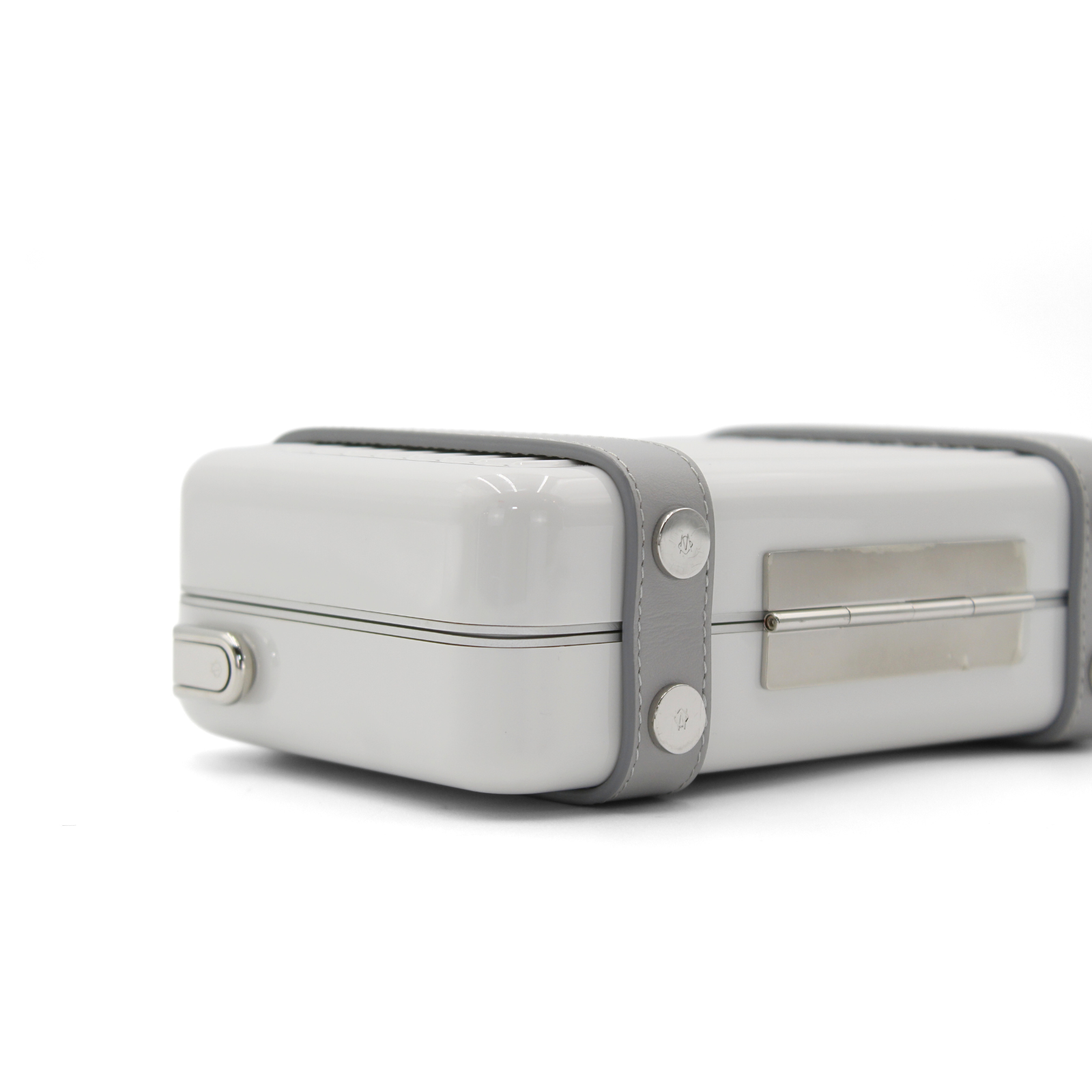 Personal Polycarbonate White Crossbody Bag