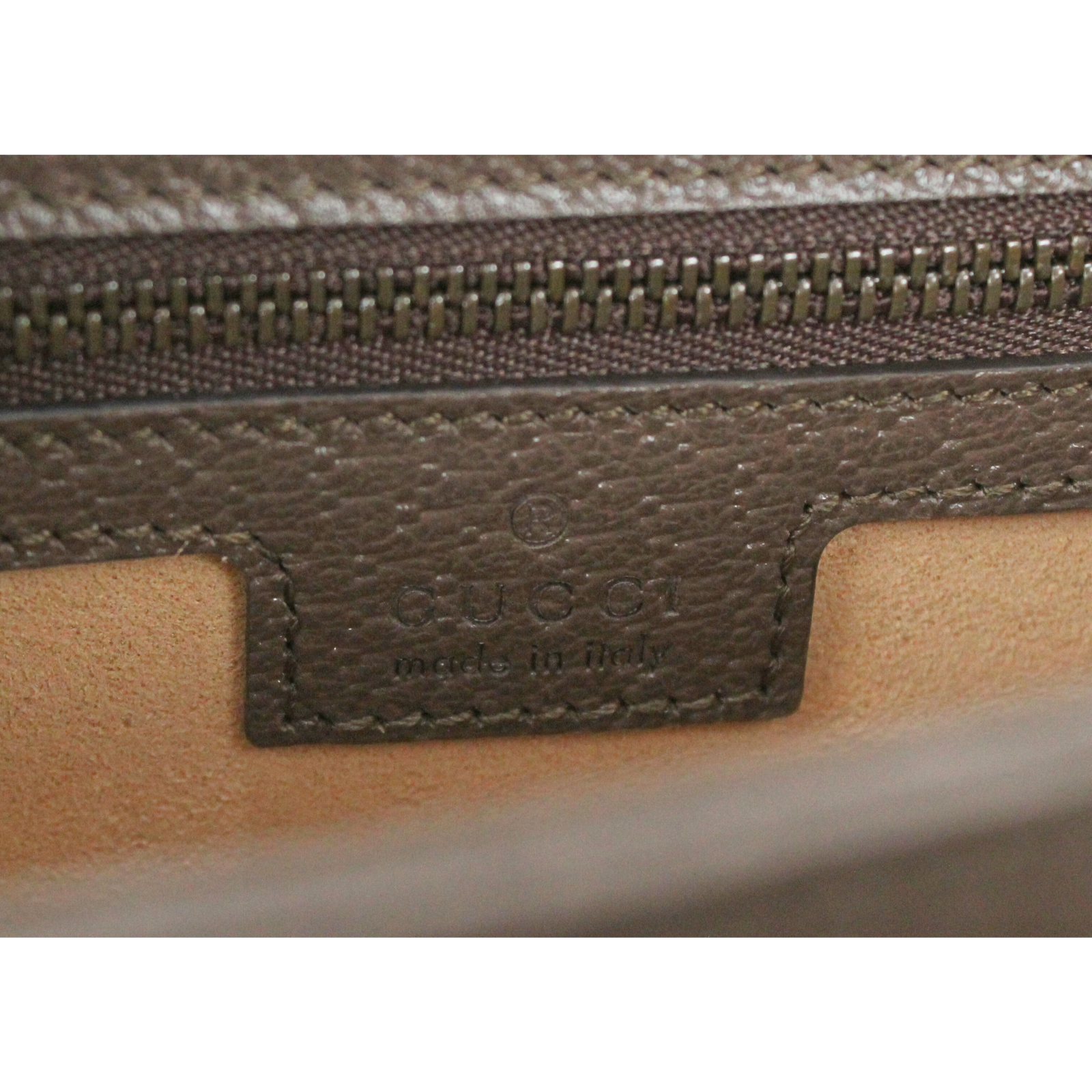 Ophidia Medium Coated Canvas Beige Handbag
