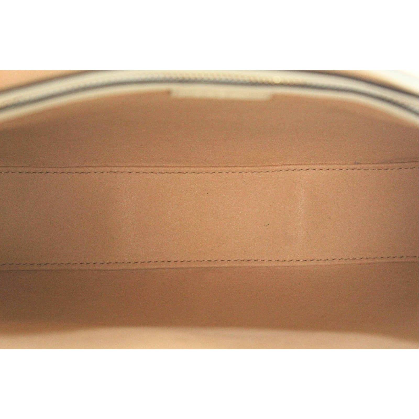 Padlock Coated Canvas Beige Shoulder Bag