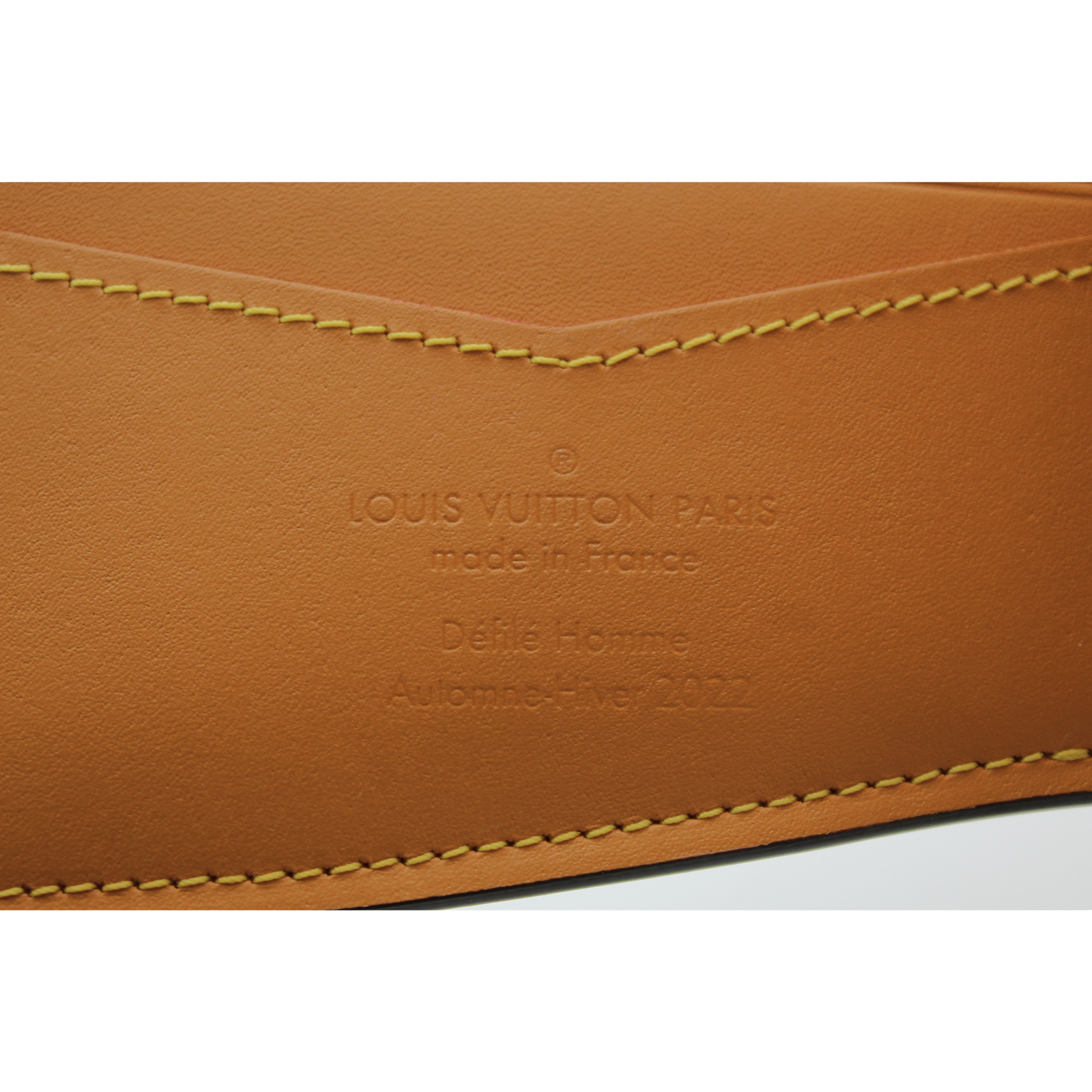 Slender Monogram Blurry Coated Canvas Marron Wallet