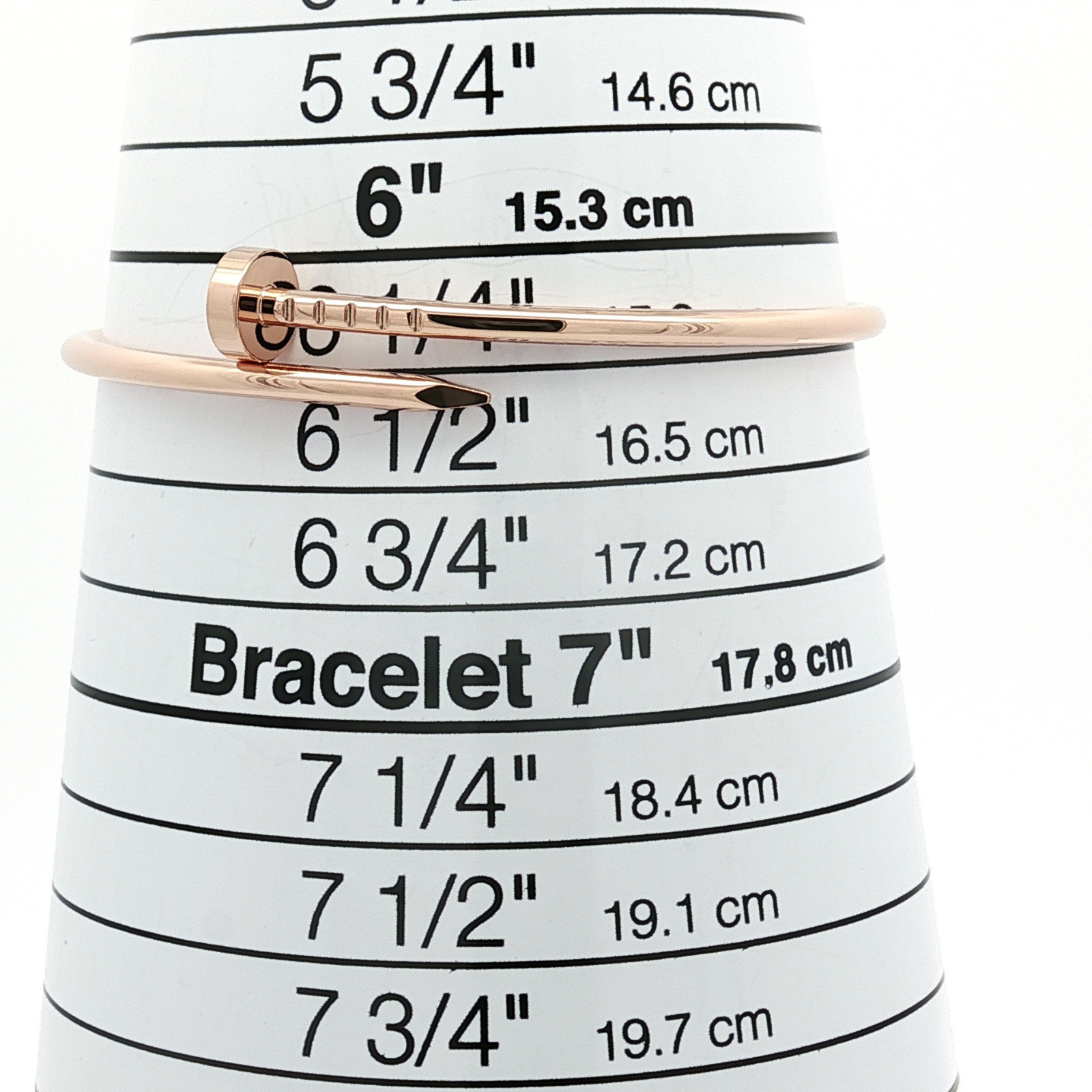 Juste Un Clou Small Bracelet Pink Gold 16