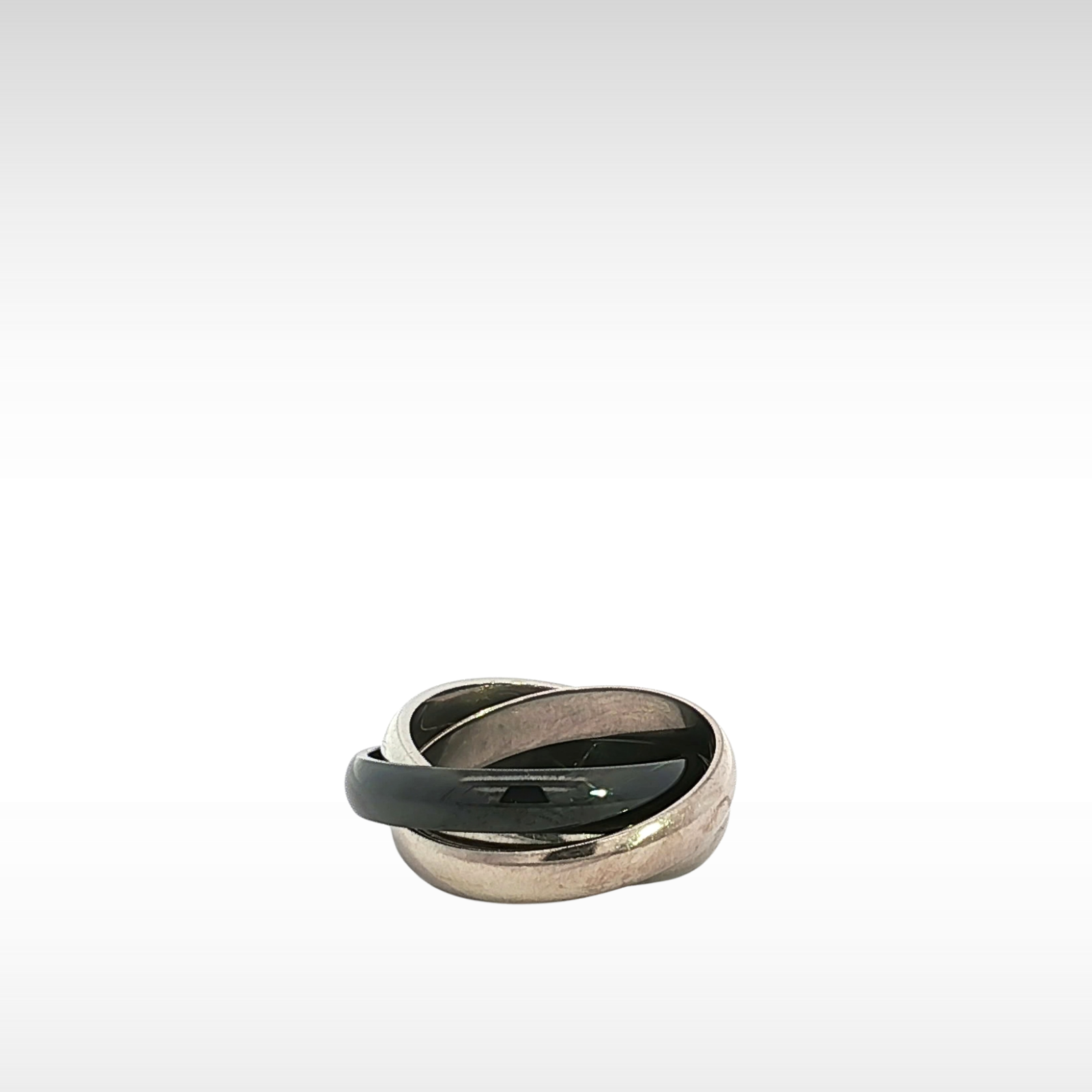 Trinity Ring White GoldxCeramicxPalladium 50 / 5.25