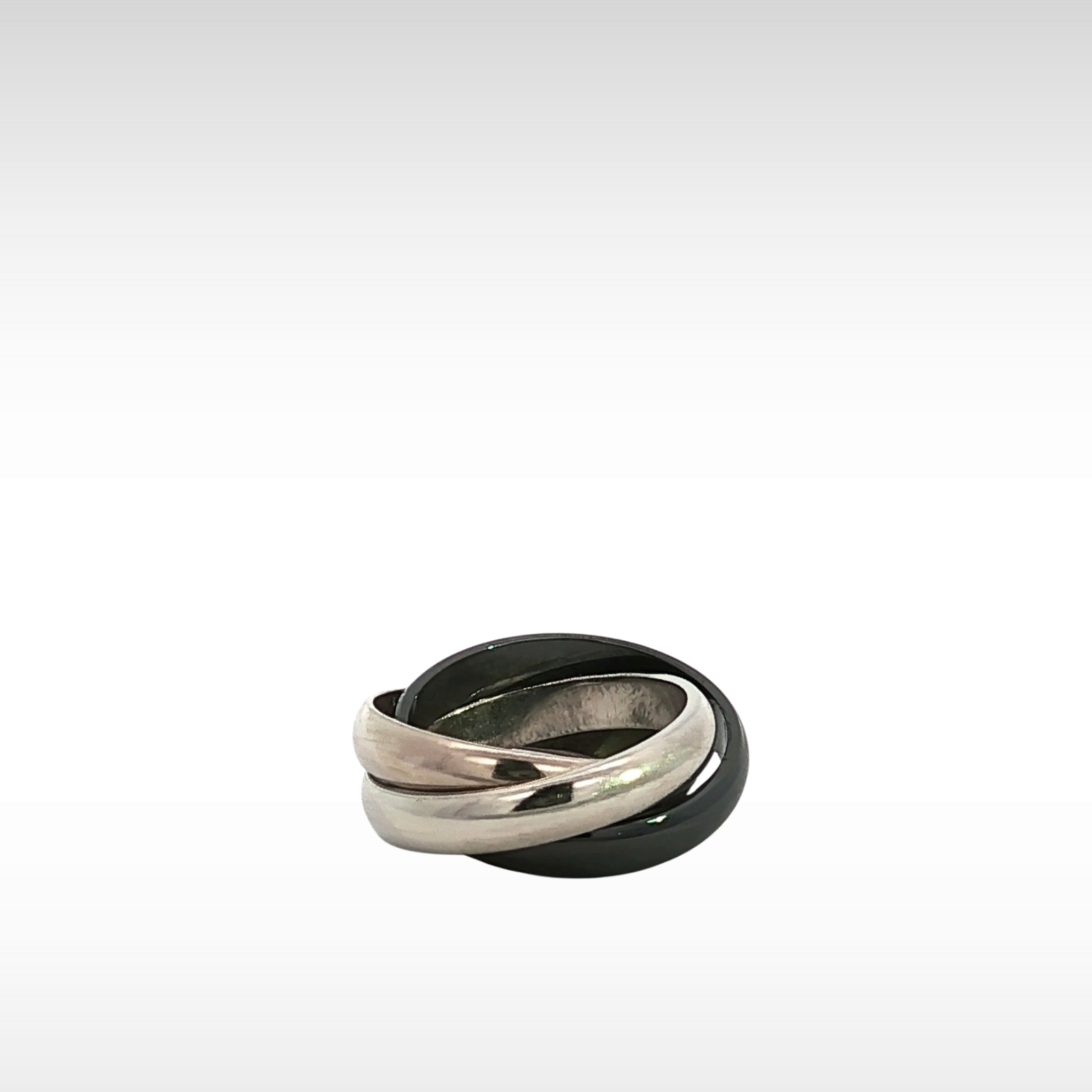 Trinity Ring White GoldxCeramicxPalladium 50 / 5.25