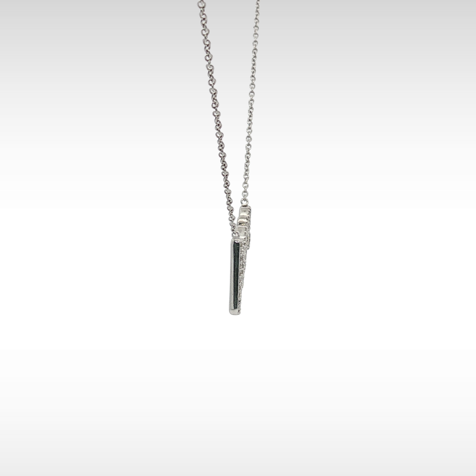 Love Pendant White Gold Necklace