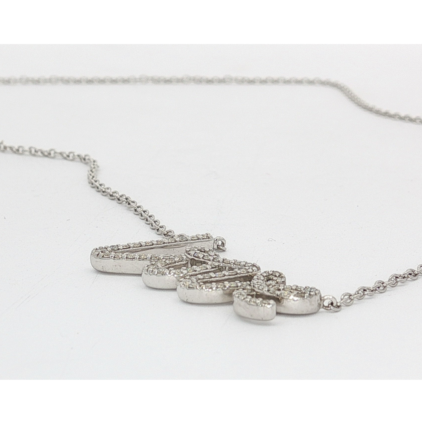 Love Pendant White Gold Necklace