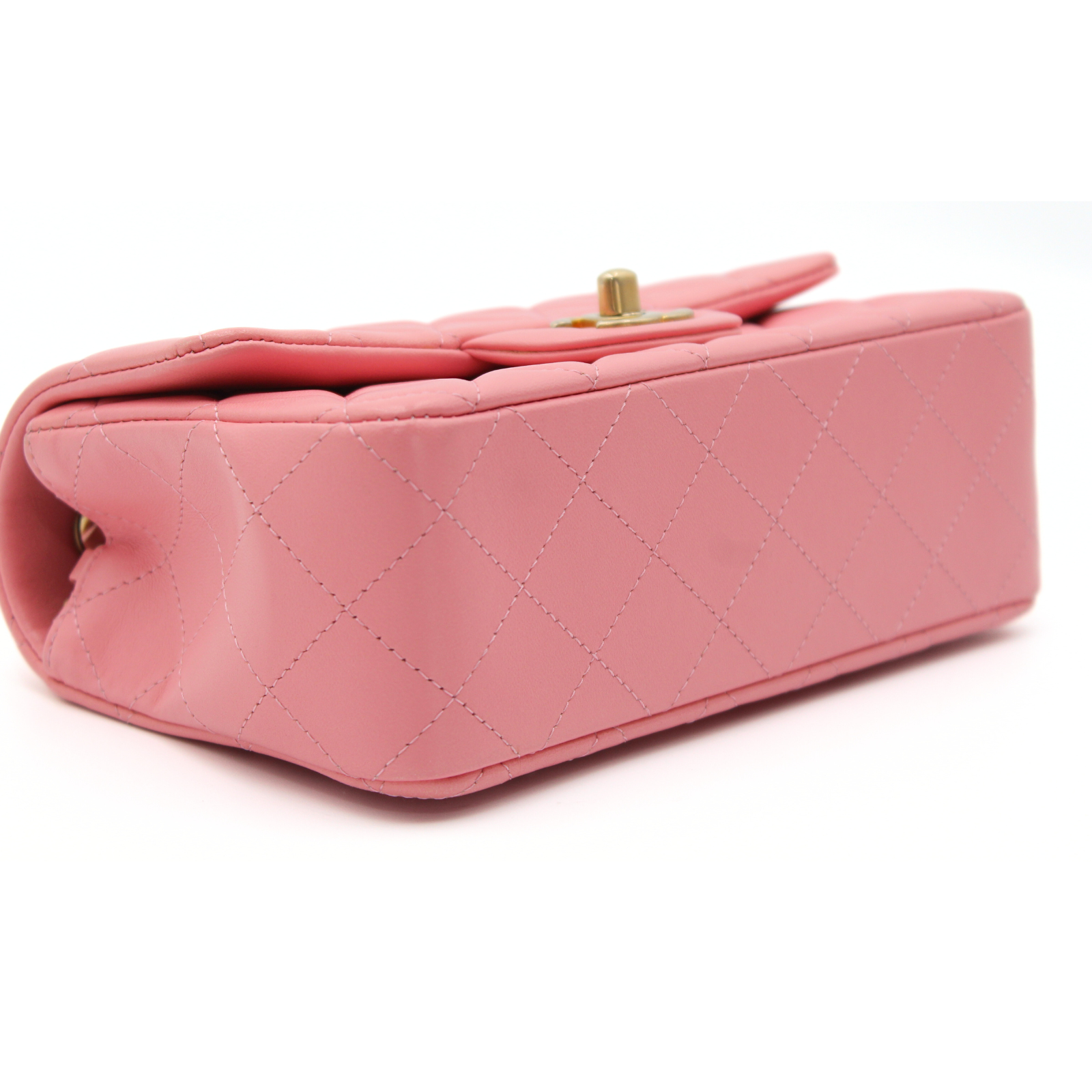 Classic Mini Lamb Pink Shoulder Bag
