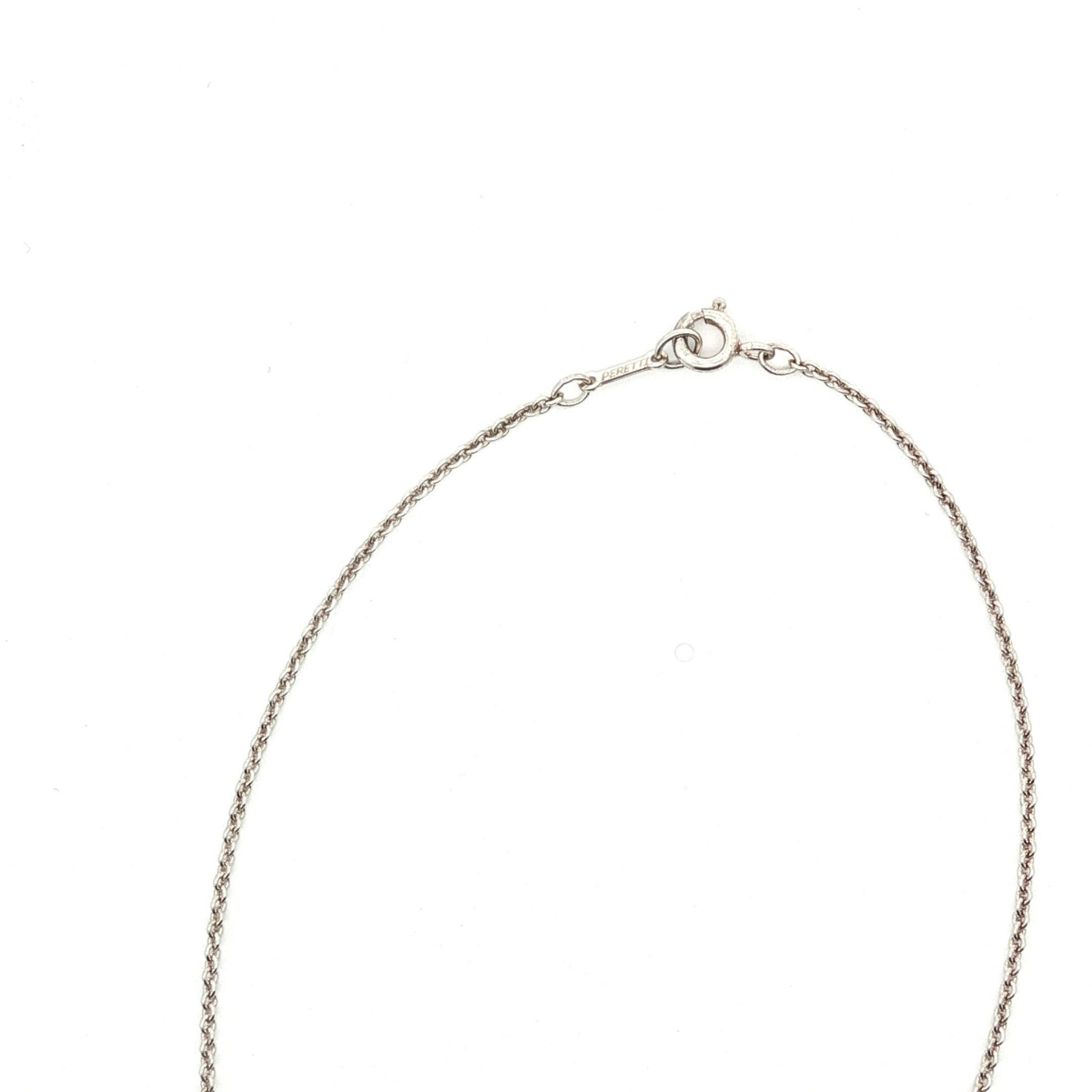 Open Heart Pendant Necklace Silver 925