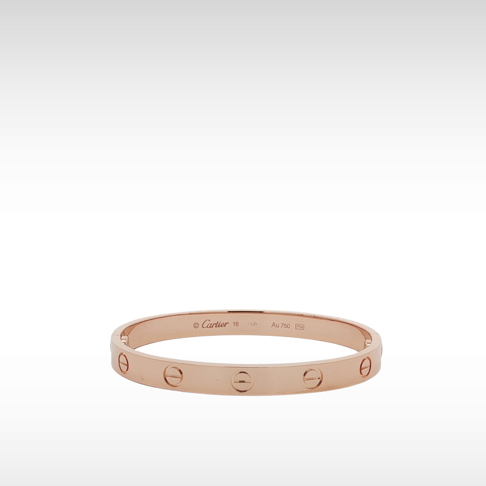 LOVE Bracelet Rose Gold 16