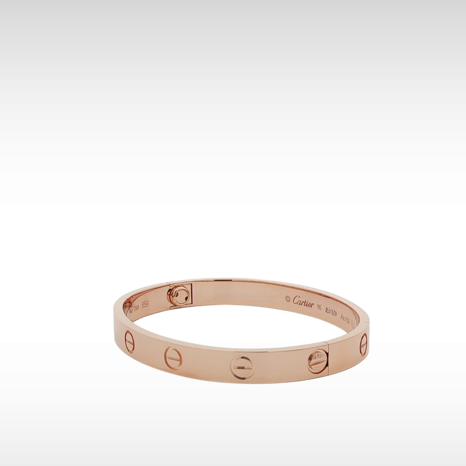 LOVE Bracelet Rose Gold 16