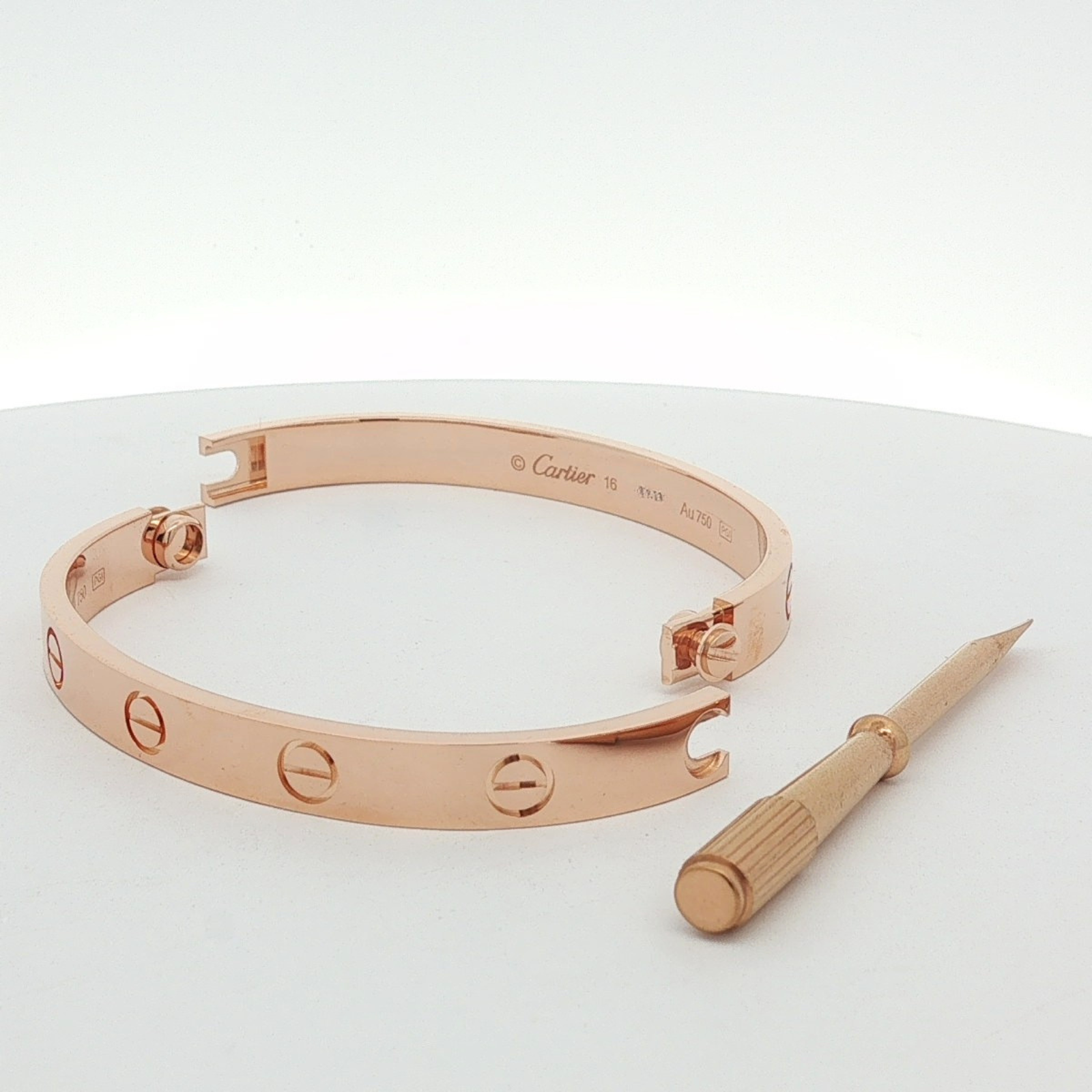 LOVE Bracelet Rose Gold 16