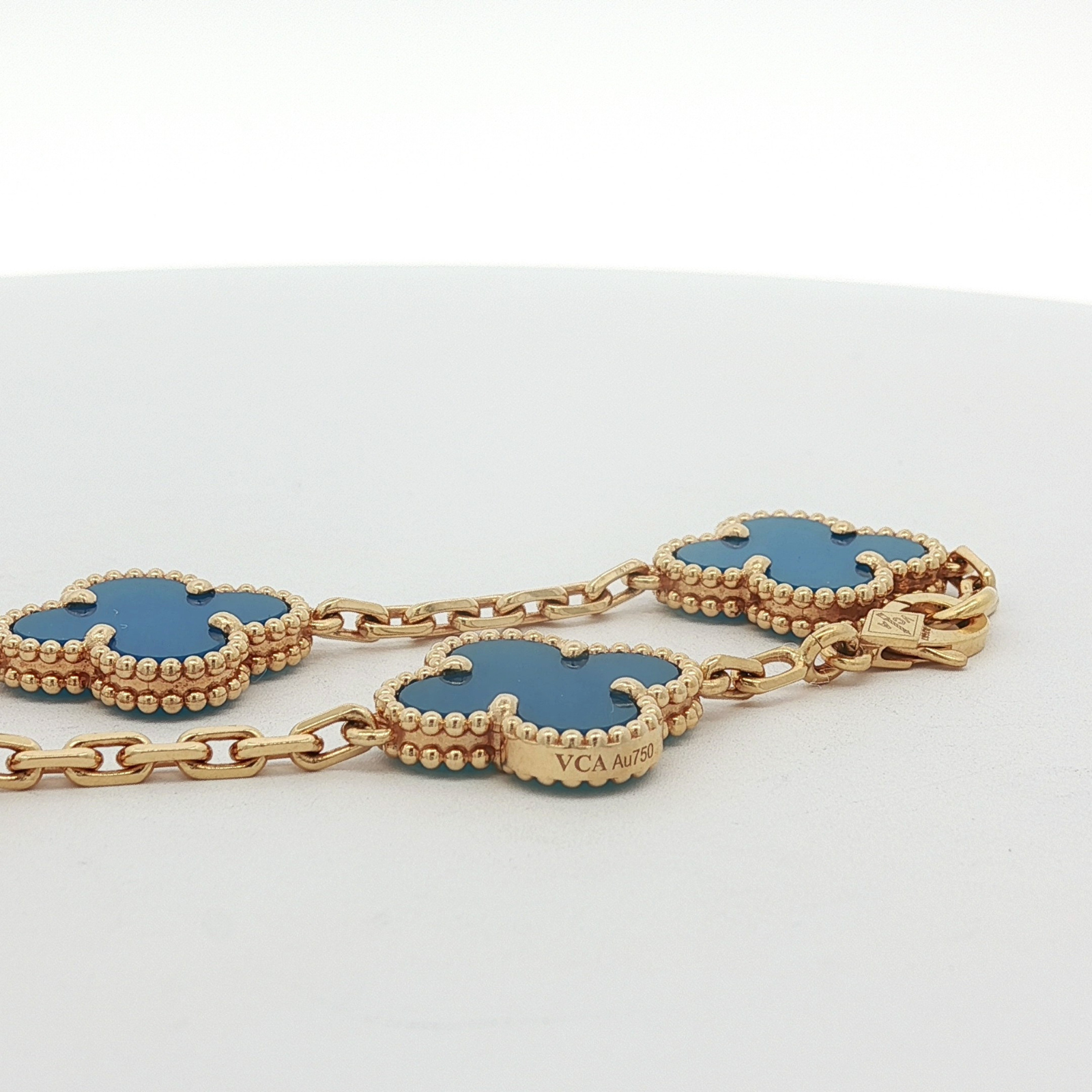 Vintage Alhambra Agate 5 motifs Bracelet